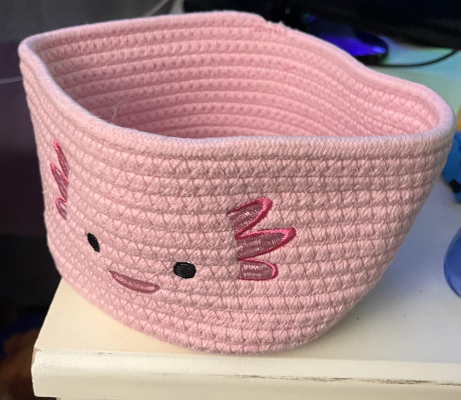 Axolotl Basket for Storage, Small Baby Baskets for Baby Shower customer photo 1