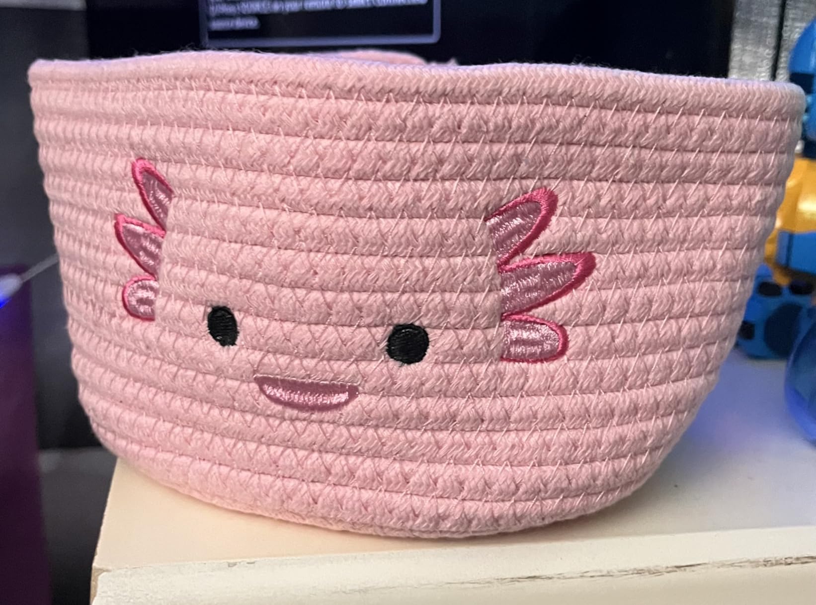 Axolotl Basket for Storage, Small Baby Baskets for Baby Shower customer photo 2