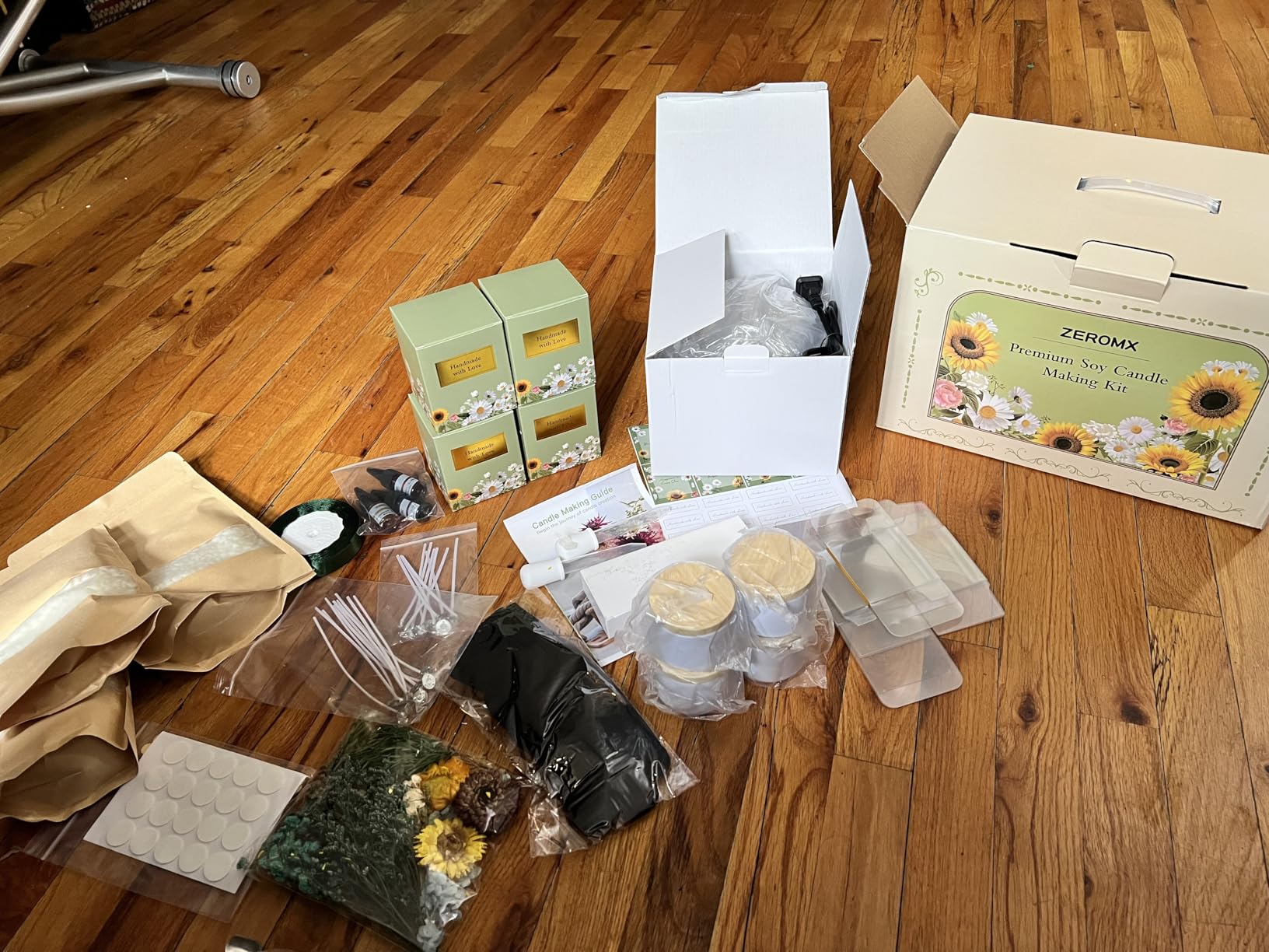 ZEROMX Candle Making Kit for Adult Beginners with Digital Wax Melting Pot customer photo 2