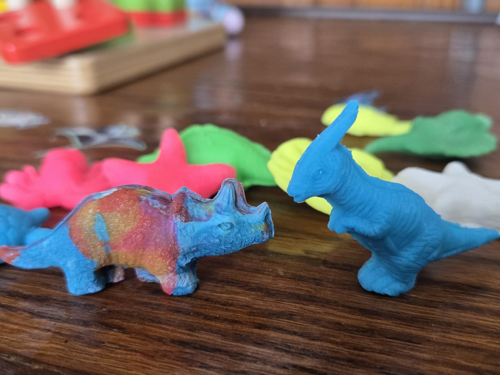 Unleash Creativity with 11 Unique Dinosaur Fossil Molds Dough Toys and 6 Unique Dino Molds Dough Toys Accessories Set With 5 Bright Color customer photo 1