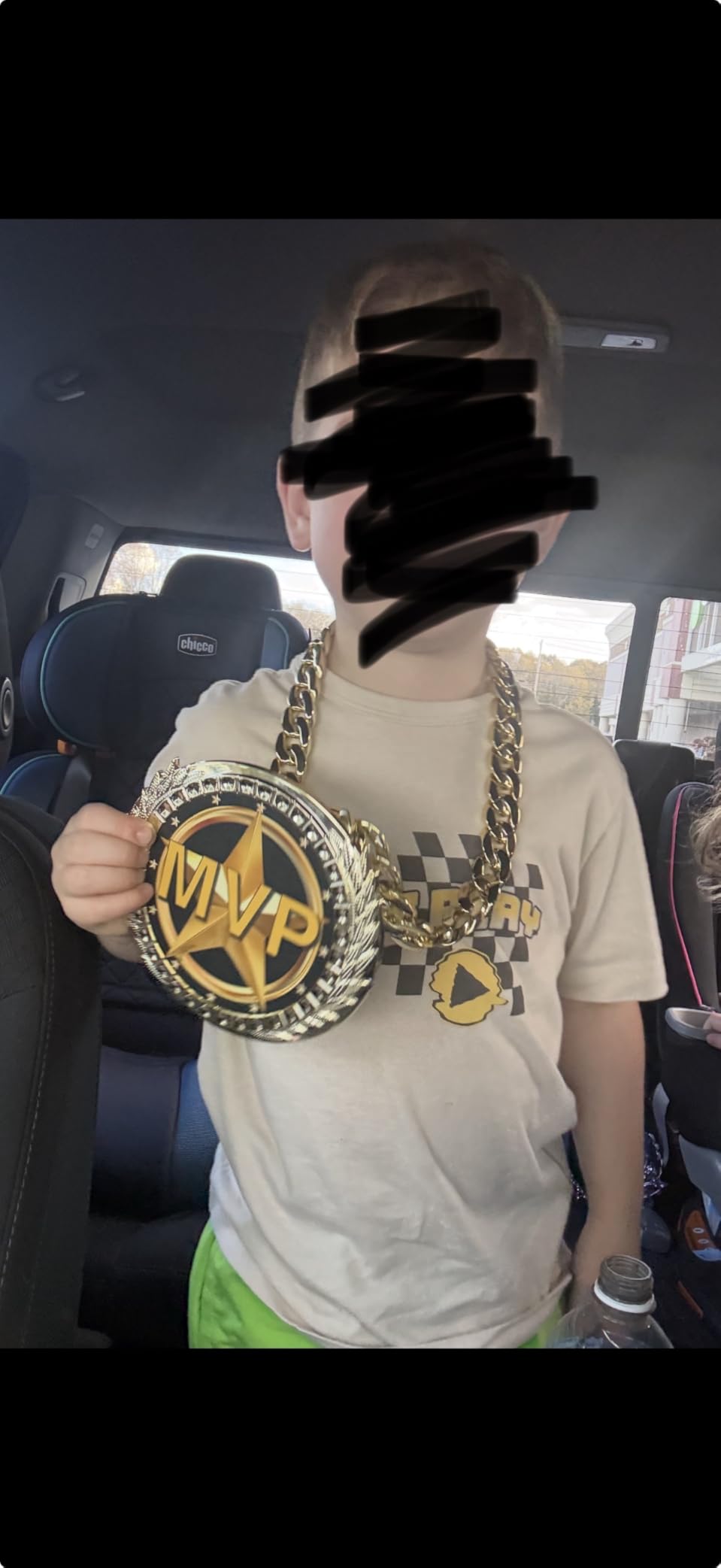 Greatest of All Time Turnover Chain - 6 inch Big Gold Awards Medal Goat Trophy Necklace Champion Chain for Football Fantasy Basketball Soccer Sports Achievements MVP Turnover Chain Athlete Prize Gifts customer photo 1