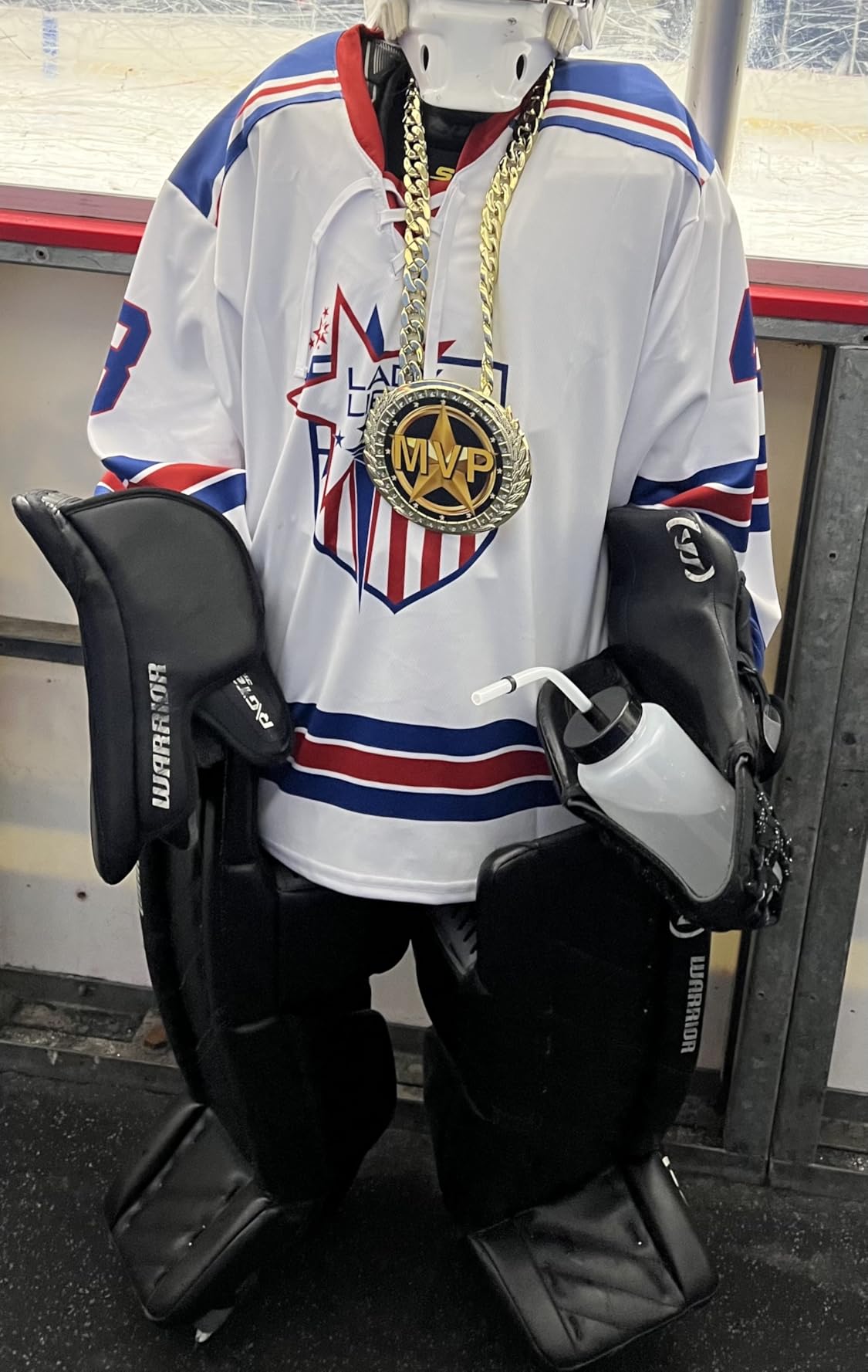 Greatest of All Time Turnover Chain - 6 inch Big Gold Awards Medal Goat Trophy Necklace Champion Chain for Football Fantasy Basketball Soccer Sports Achievements MVP Turnover Chain Athlete Prize Gifts customer photo 2