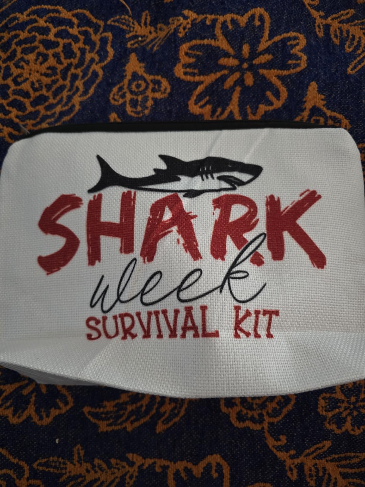Christian Makeup Bag Whale Shark Cosmetic Pouch for Women Travel Organizer customer photo 1
