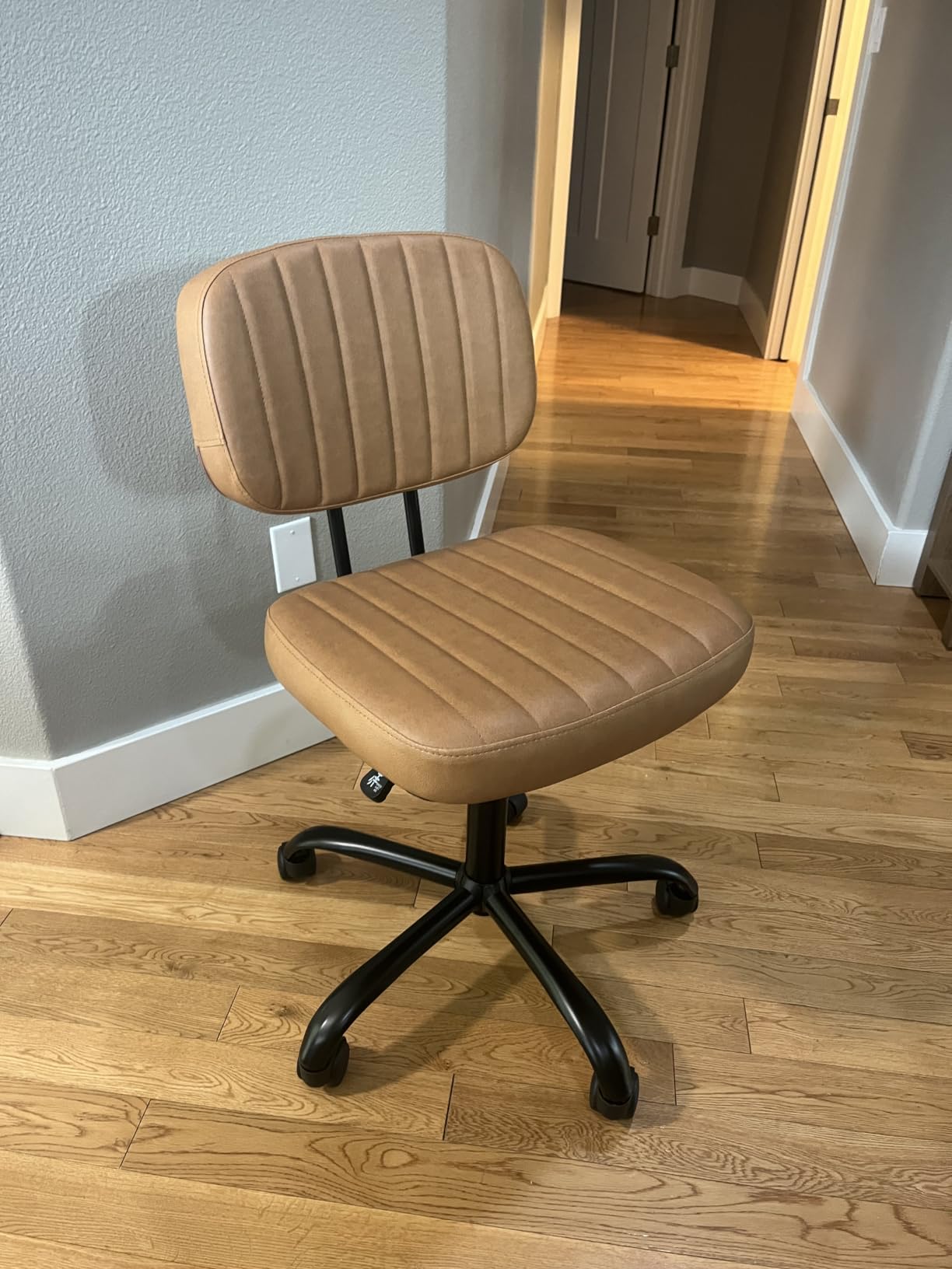 Sweetcrispy Office Desk Chair, Small Home Vanity Chair, Lumbar Support customer photo 1