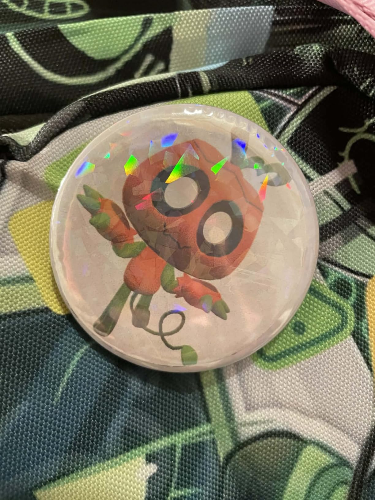 200 Pcs Badge Protective Film 70mm (2.76 in), 8 Styles of Holographic customer photo 1