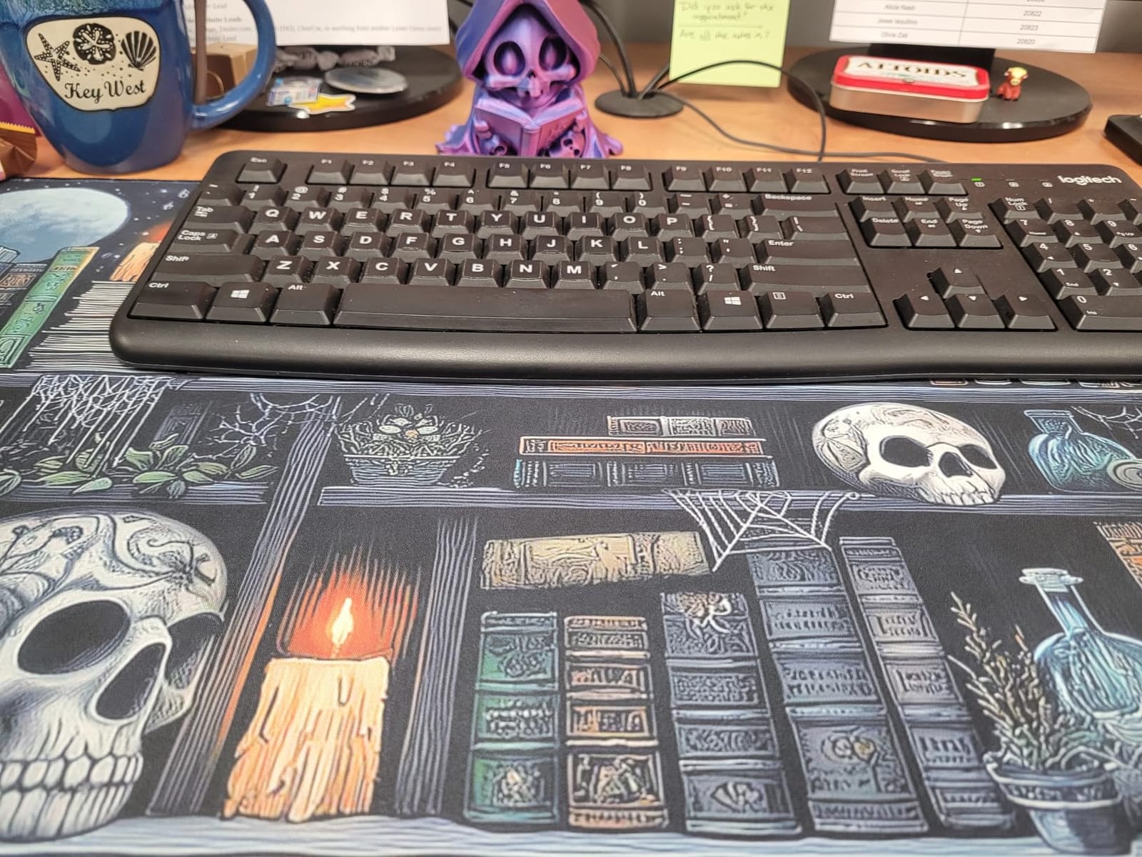 Mystical Gothic Library Large Gaming Mouse Pad Desk Mat 31.5x15.7 customer photo 2