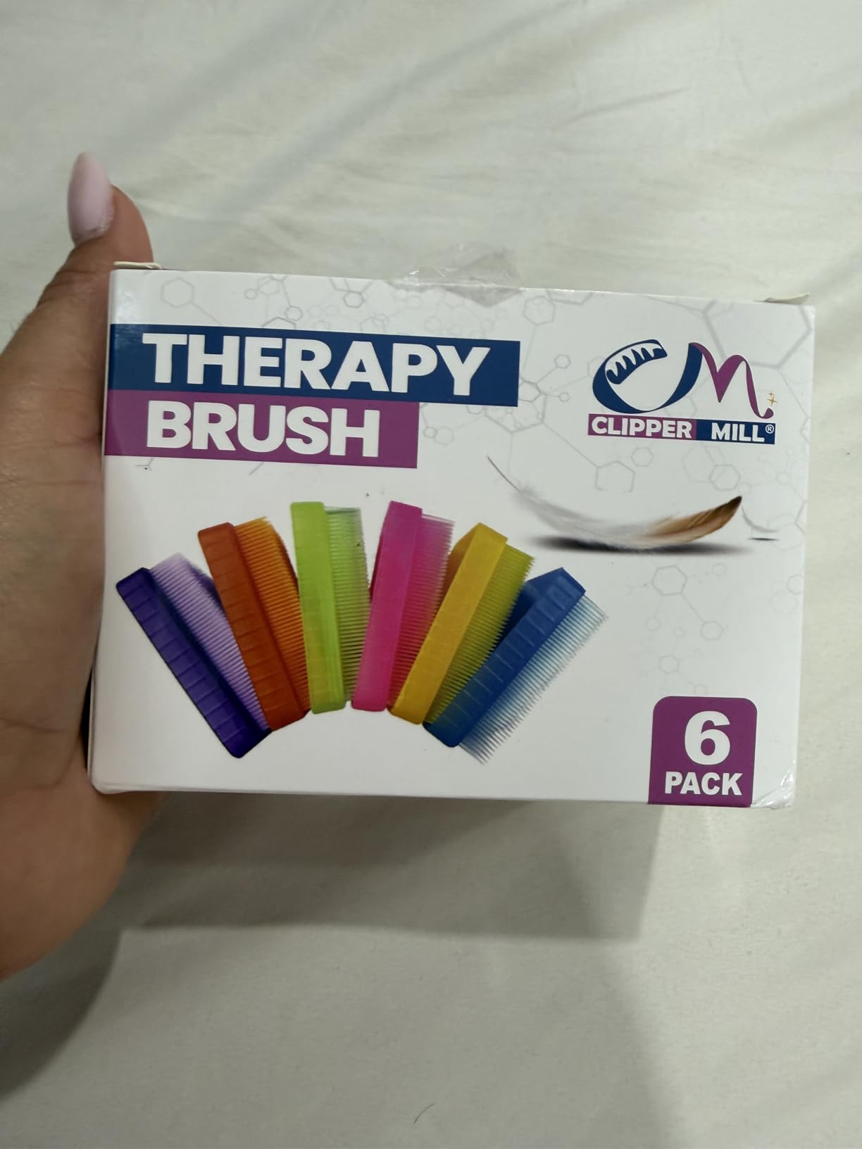 Wilbarger Method Therapy Sensory Brush Colored Pack 6 Therapressure Brush customer photo 1