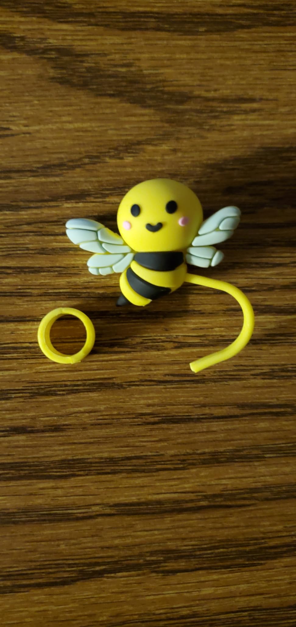 Bee Shape Straw Cover for Tumblers - PVC Straw Caps customer photo 2