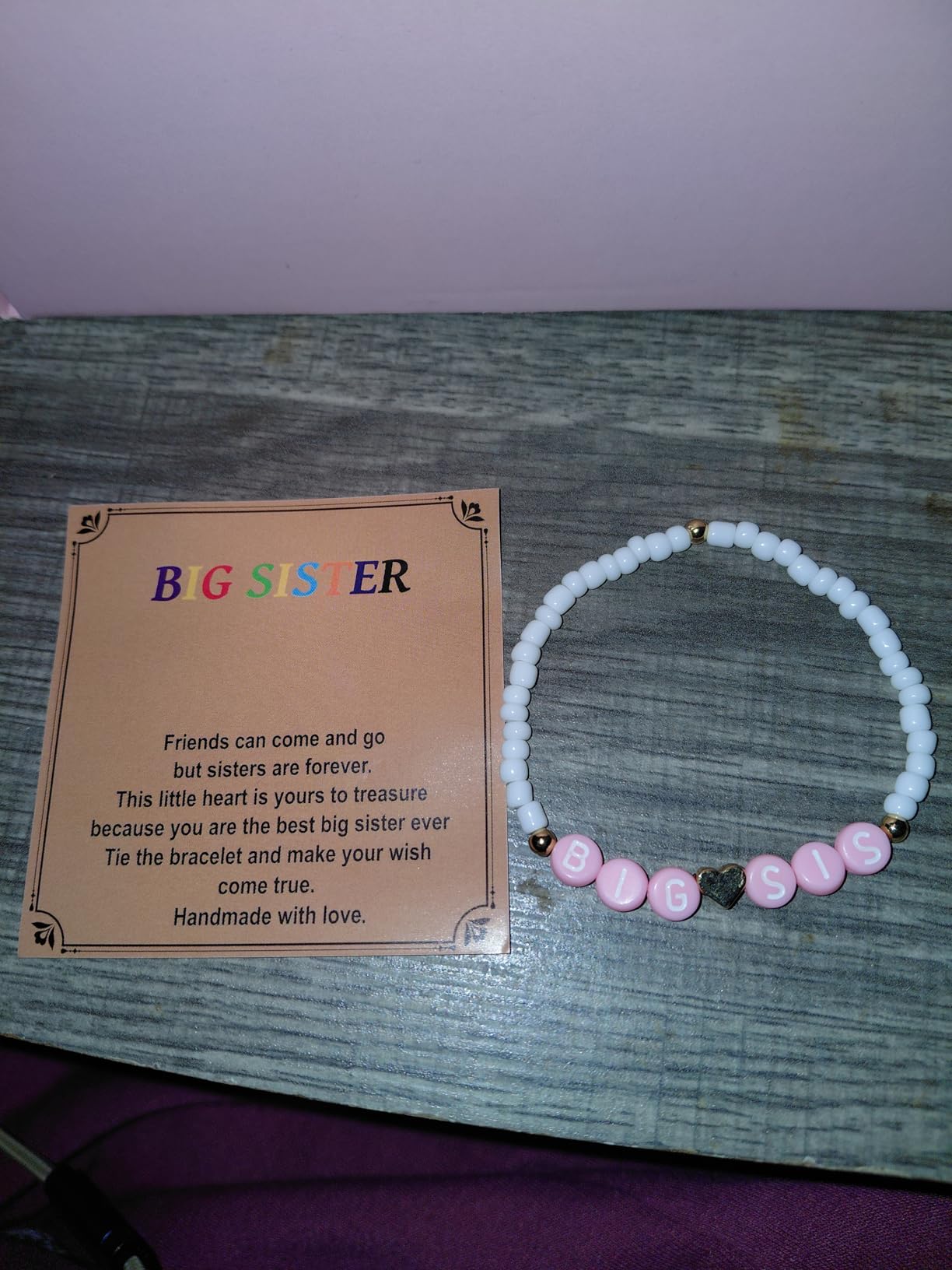 Big Sister Gifts for Girls – 4PCS Big Sister Gift Set customer photo 2
