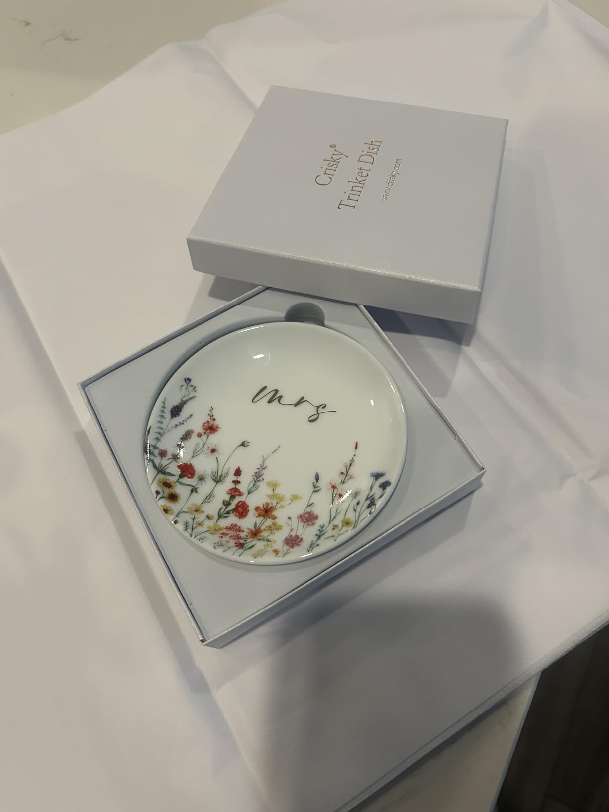 Crisky Jewelry Ring Dish for Aunt Birthday Gifts, Thinking of You Gift for Aunt from Niece, Best Antie Gift Ideas from Nephew Thanksgiving Day Christmas Valentines (Love You Forever) Trinket Tray customer photo 2