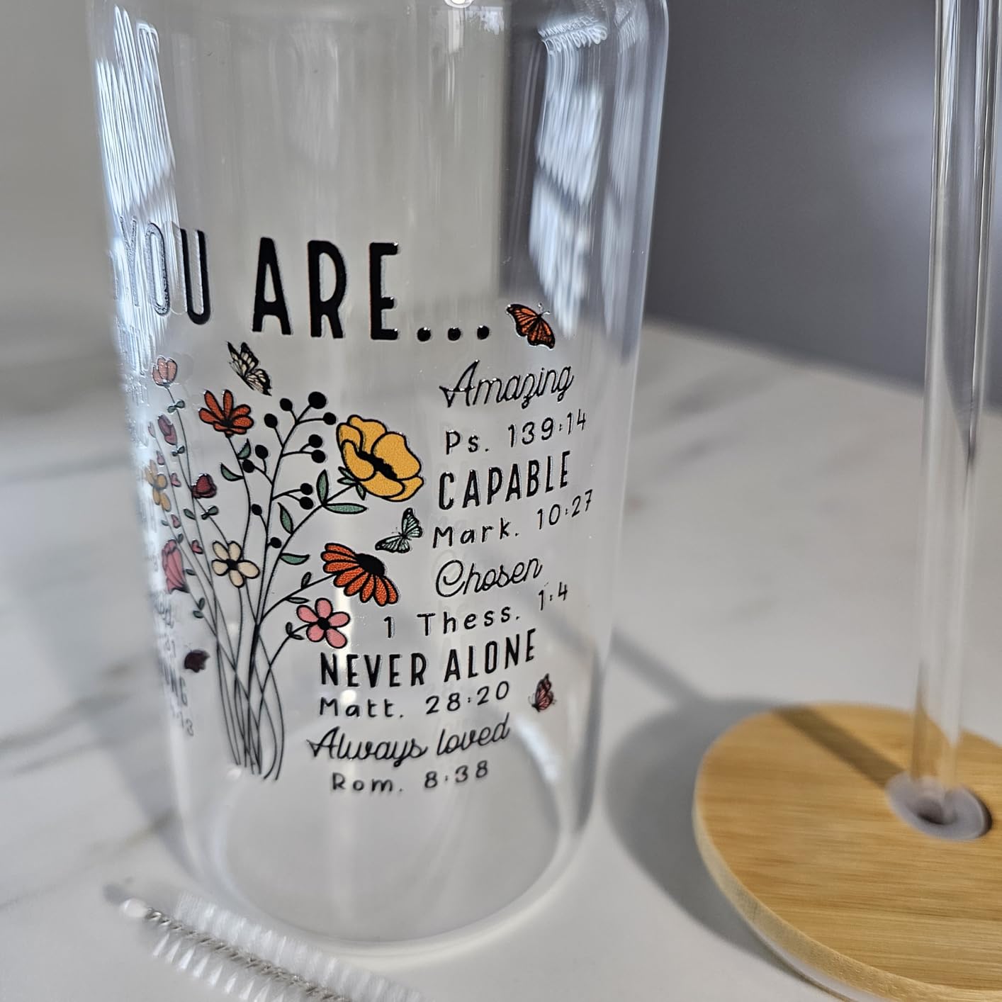 Taylor Best Era Glass Tumbler - 16oz Iced Coffee Mug Cup for Music Fans, Birthday Party Gifts for Girls Women, Christmas Stocking Stuffers Gift for Girls Boys, Taylor Gifts Merch customer photo 2