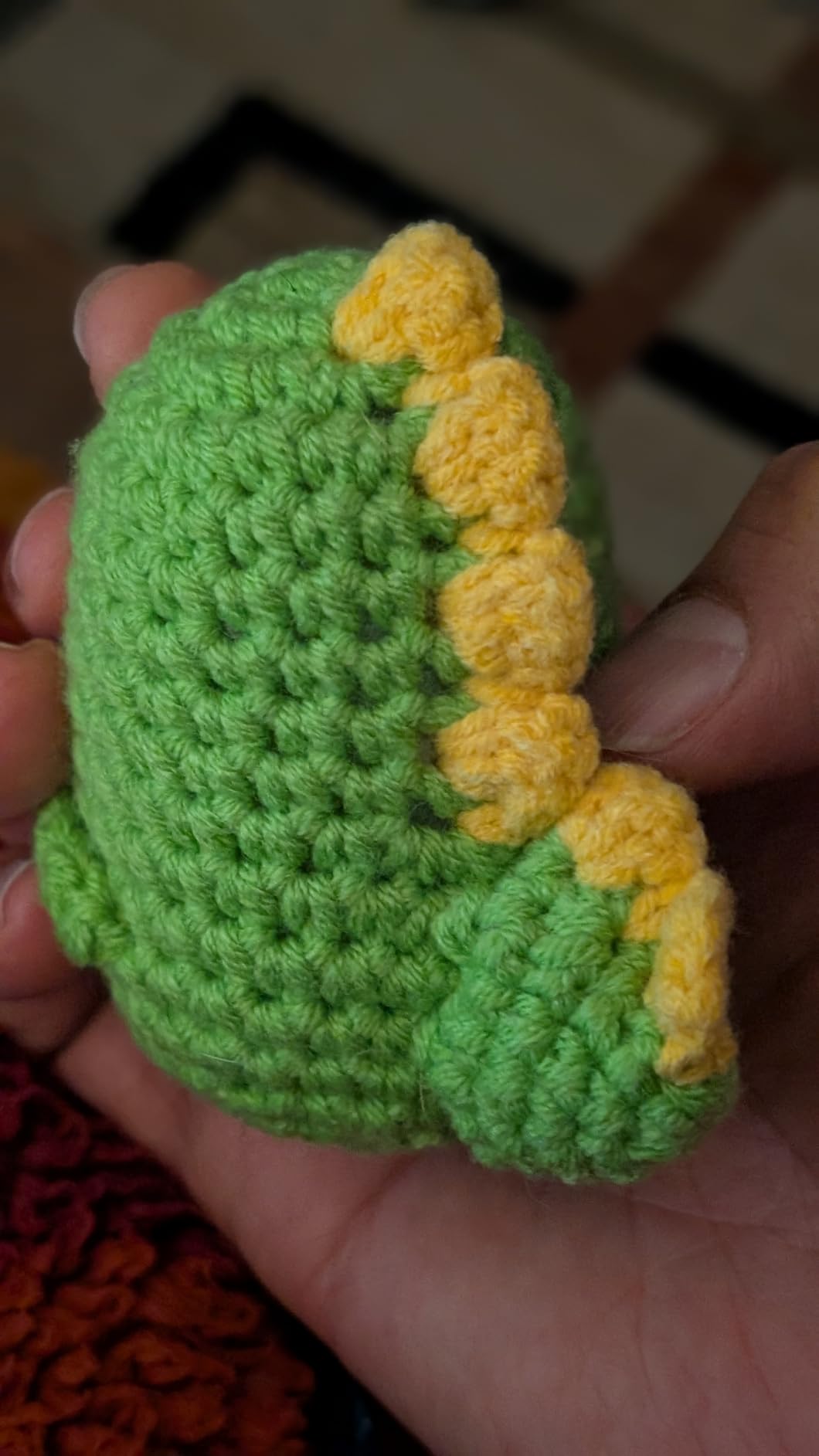 Birthday Gift for Friend Women Dinosaurs Emotional Support Crochet Dino with Motivational Keychain - Positive Crochet Animals & Emotional Support - Cute Crochet Animals, Mini Dinosaur Figures customer photo 1