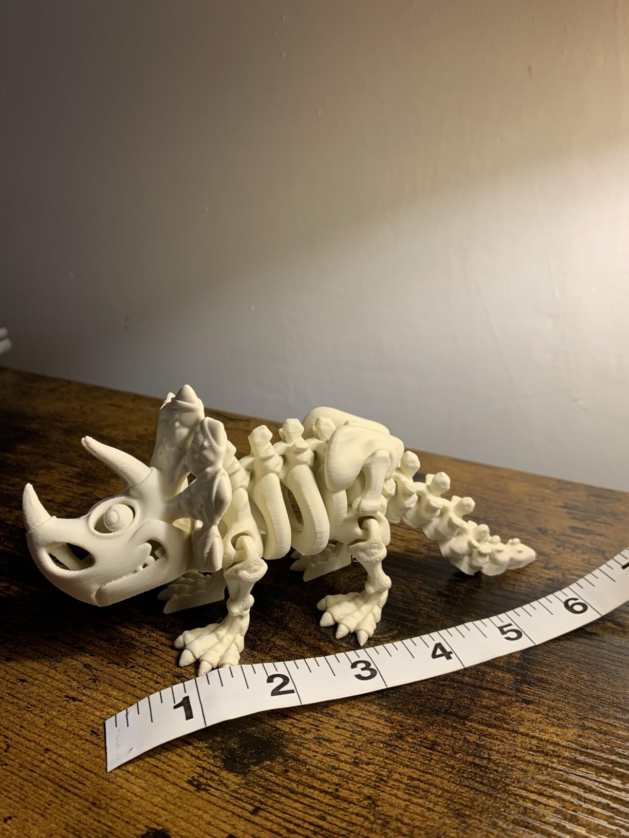 PowerTRC 3D Printed Skeleton Sabertooth Tiger – Prehistoric Collectible Articulating Mammals 3D Figurine Desk Decoration for Teens and Adults (Bone White) customer photo 2
