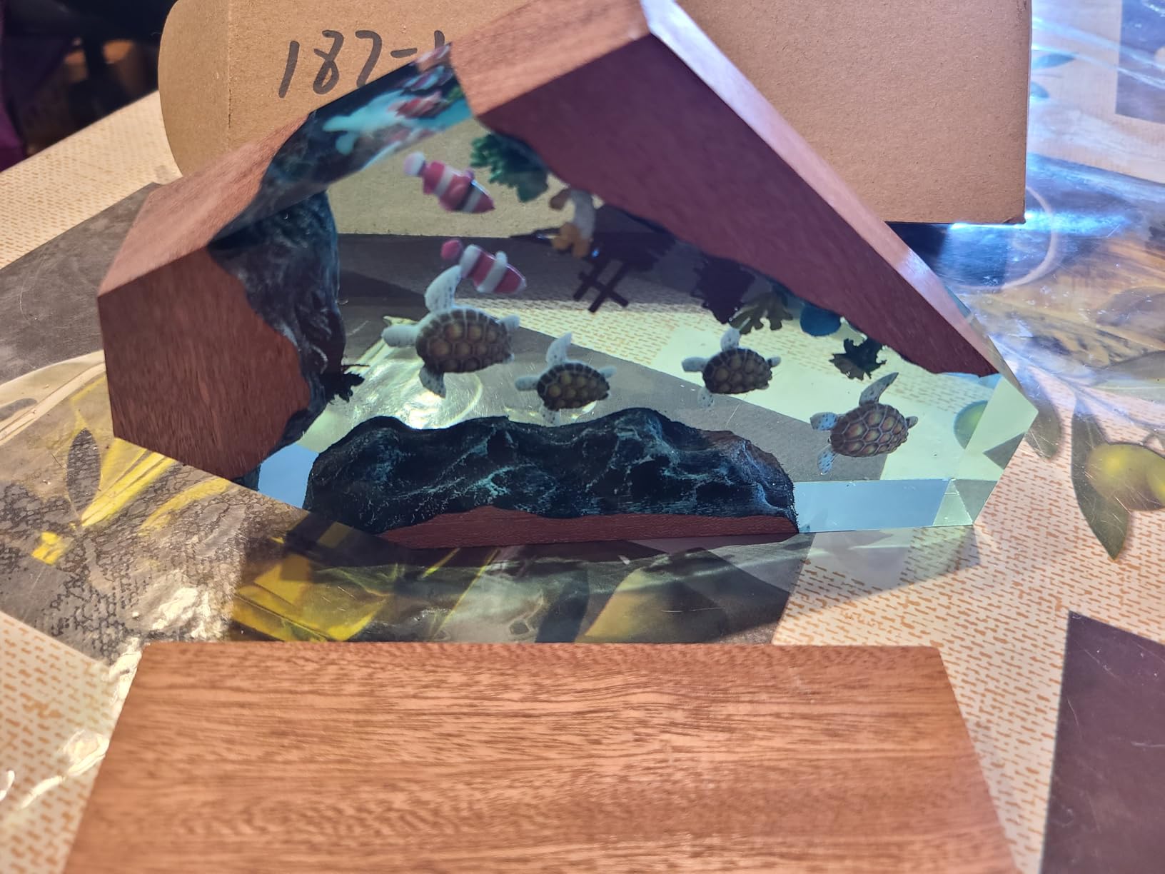 Whale Shark Resin Lamp, Handmade Resin Night Light for Home Office Decor customer photo 2