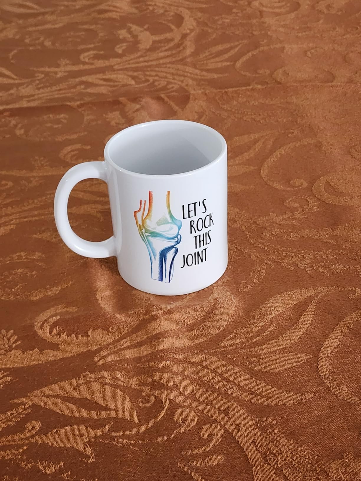 Let's Rock This Joint Funny 11oz Double-Sided Ceramic Mug, Chiropractor Coffee Mug, Physical Therapy DPT Grad Gifts customer photo 1