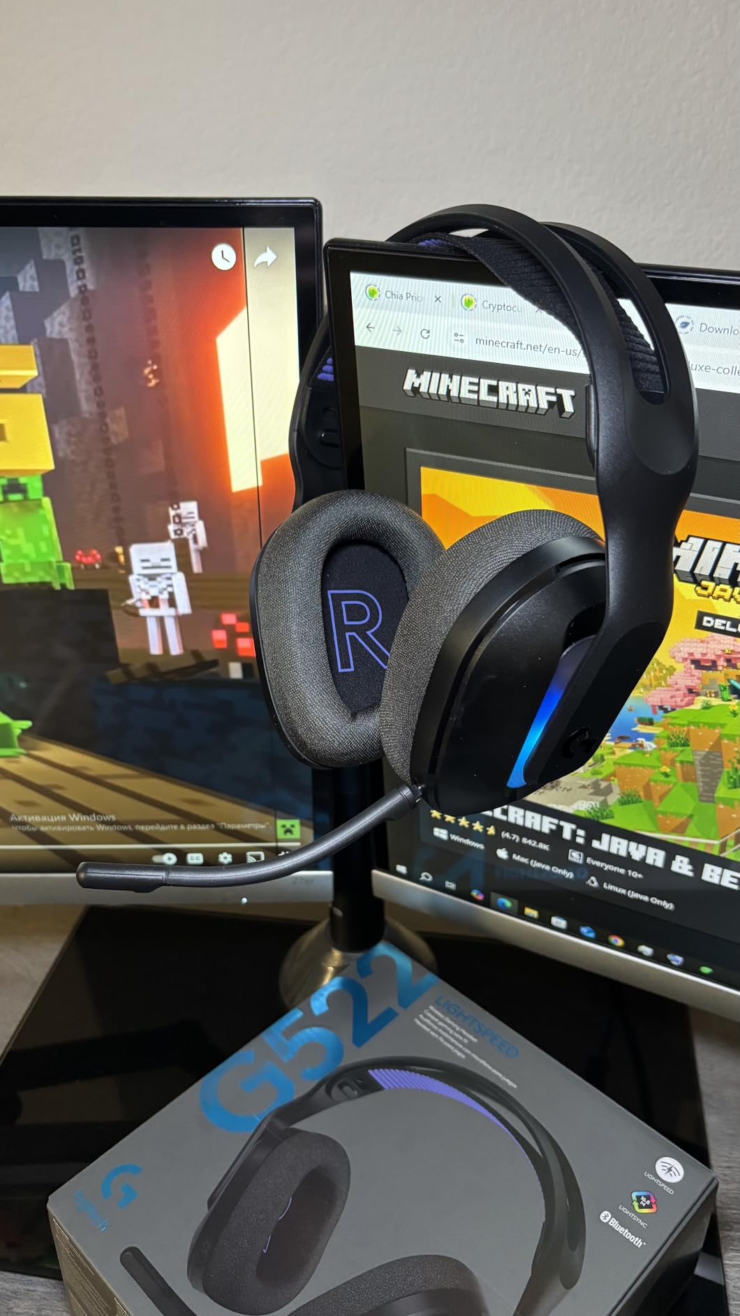 Logitech G522 Lightspeed Wireless Gaming Headset - Black customer photo 2