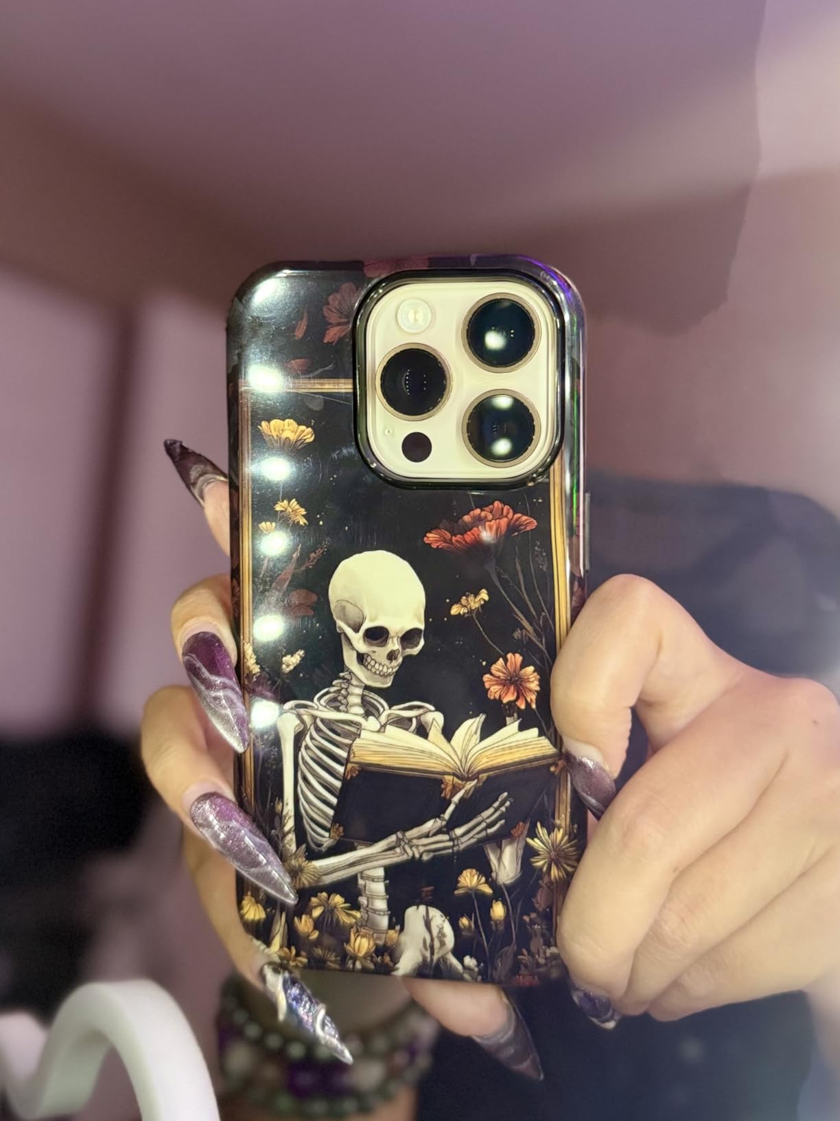Case for iPhone 16, Koi Fish Water Lily Lotus Design - Hybrid Dual Protection Silicone + Hard PC Shockproof customer photo 1