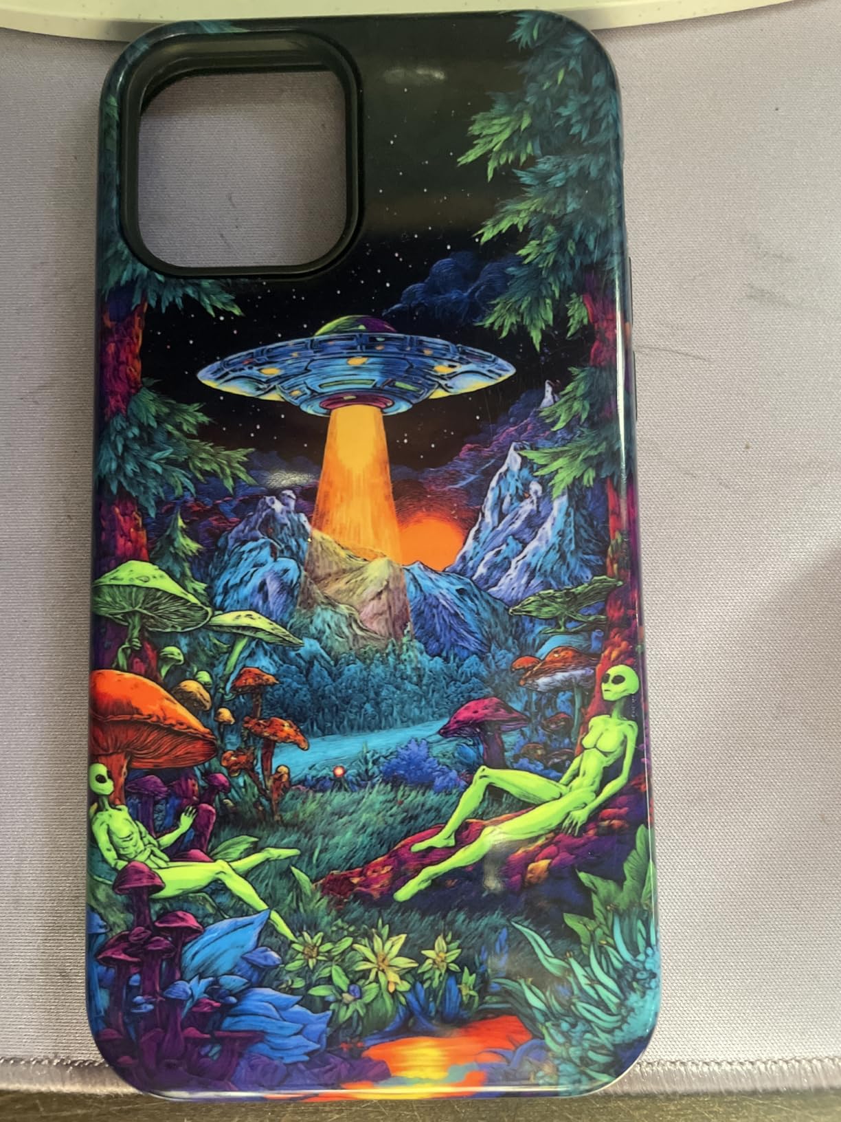 Case for iPhone 16, Koi Fish Water Lily Lotus Design - Hybrid Dual Protection Silicone + Hard PC Shockproof customer photo 2