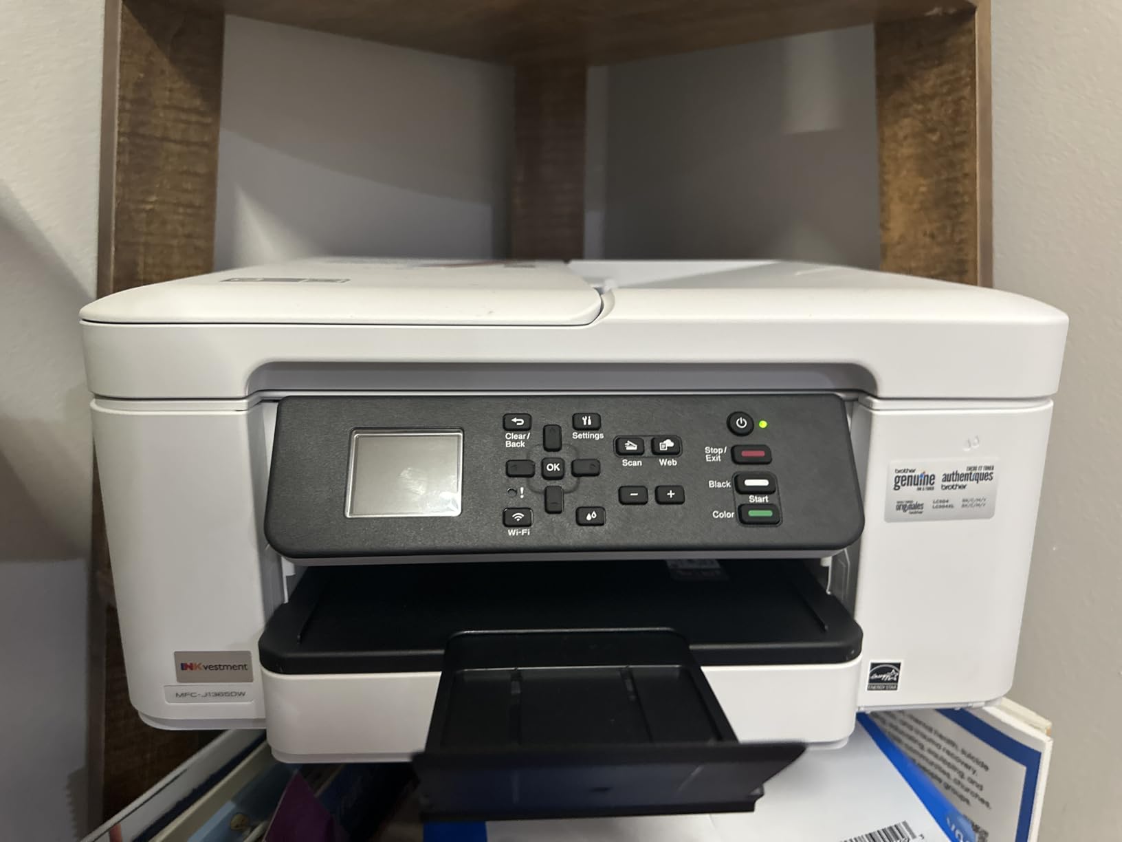 Brother INKvestment 1365 Wireless Color Inkjet All-in-One Printer with Automatic Duplex Printing and 1.8” Color Display | Includes Refresh Subscription Trial(1) (MFC-J1365DW) customer photo 2