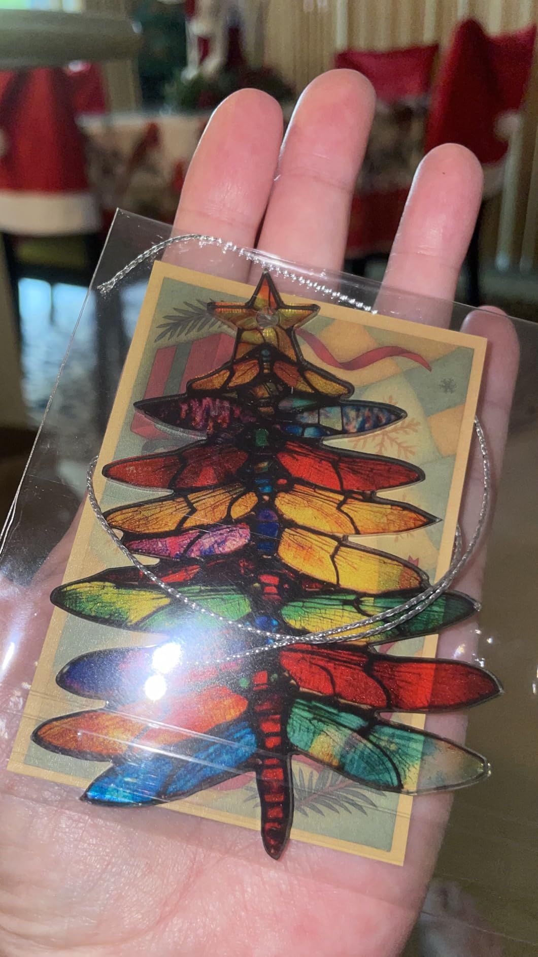 Dragonfly Gifts for Women Friends, Mom Gifts, Dragonfly Ornament for Christmas Tree Decoration, Symbol of Love, Hope & Transformation, Dragonflies Suncatcher Decor, Birthday Gift for Mom customer photo 2