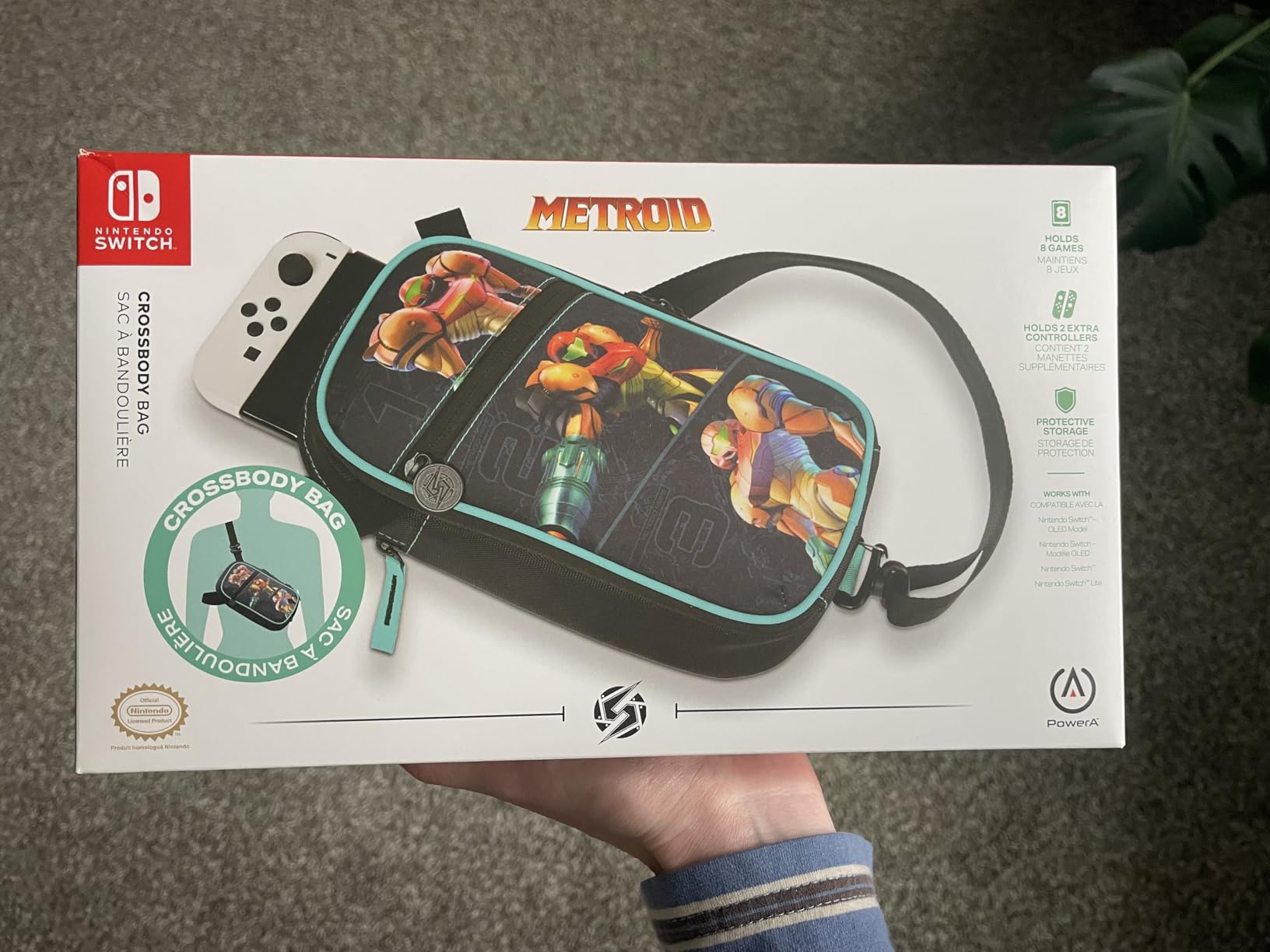 PowerA Crossbody Bag for Nintendo Switch - Metroid customer photo 2