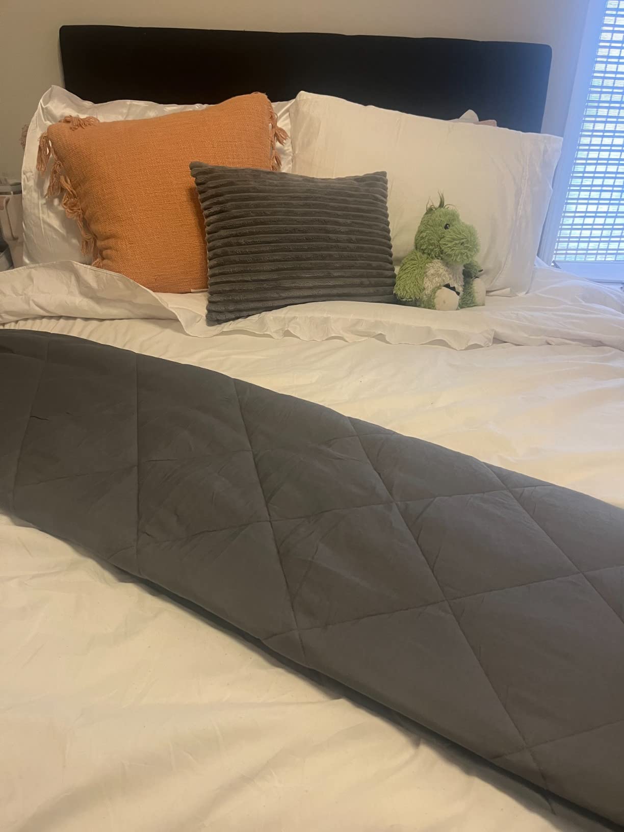 HomeSmart Weighted Cooling Blanket King Size 20 lbs, Soft Cooling Fabric customer photo 1