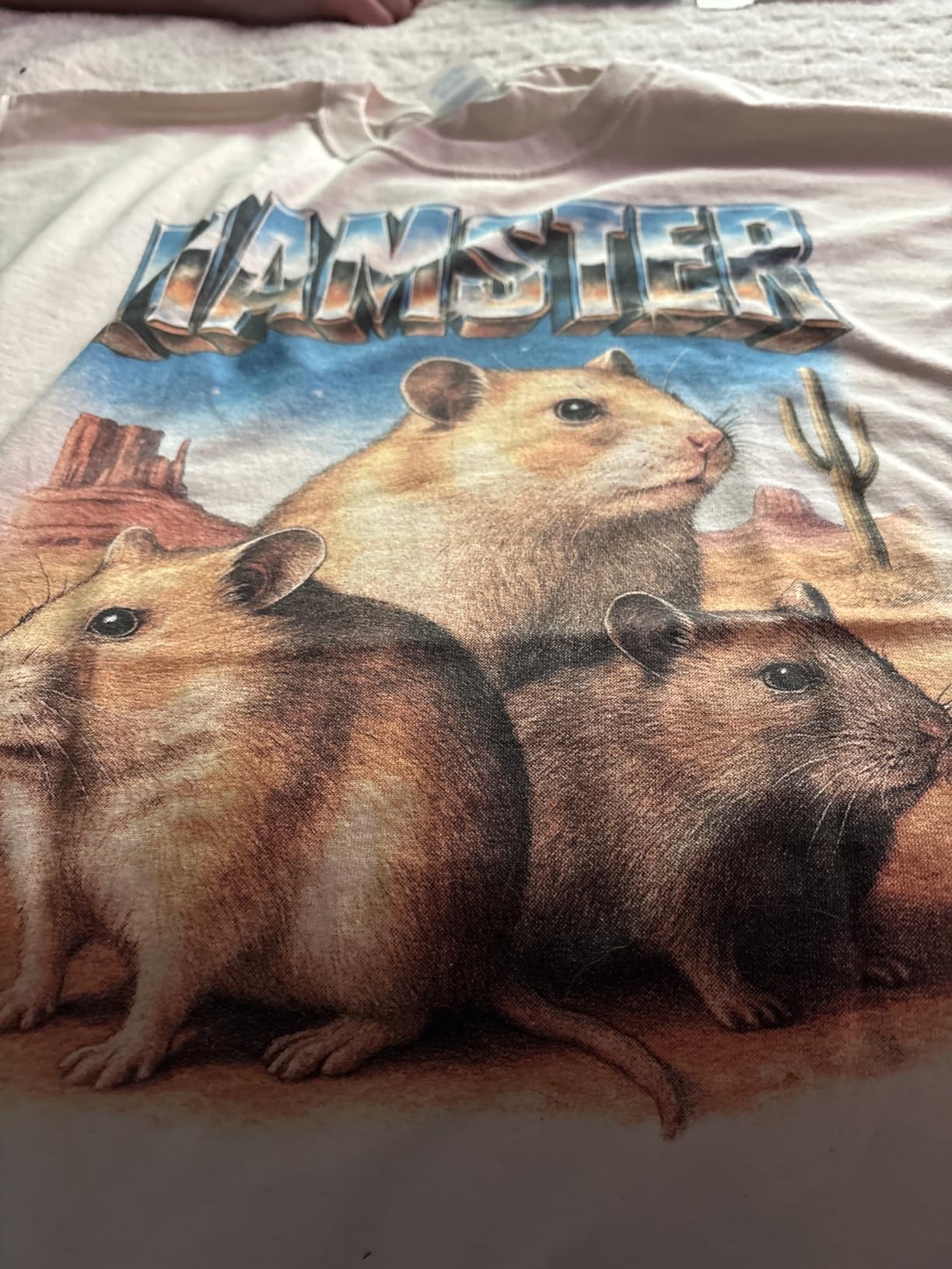 Rodents & Animals Heavy Metal Tshirt for Men & Women, Pet & Animal Lover - 100% Natural Undyed Cotton customer photo 2