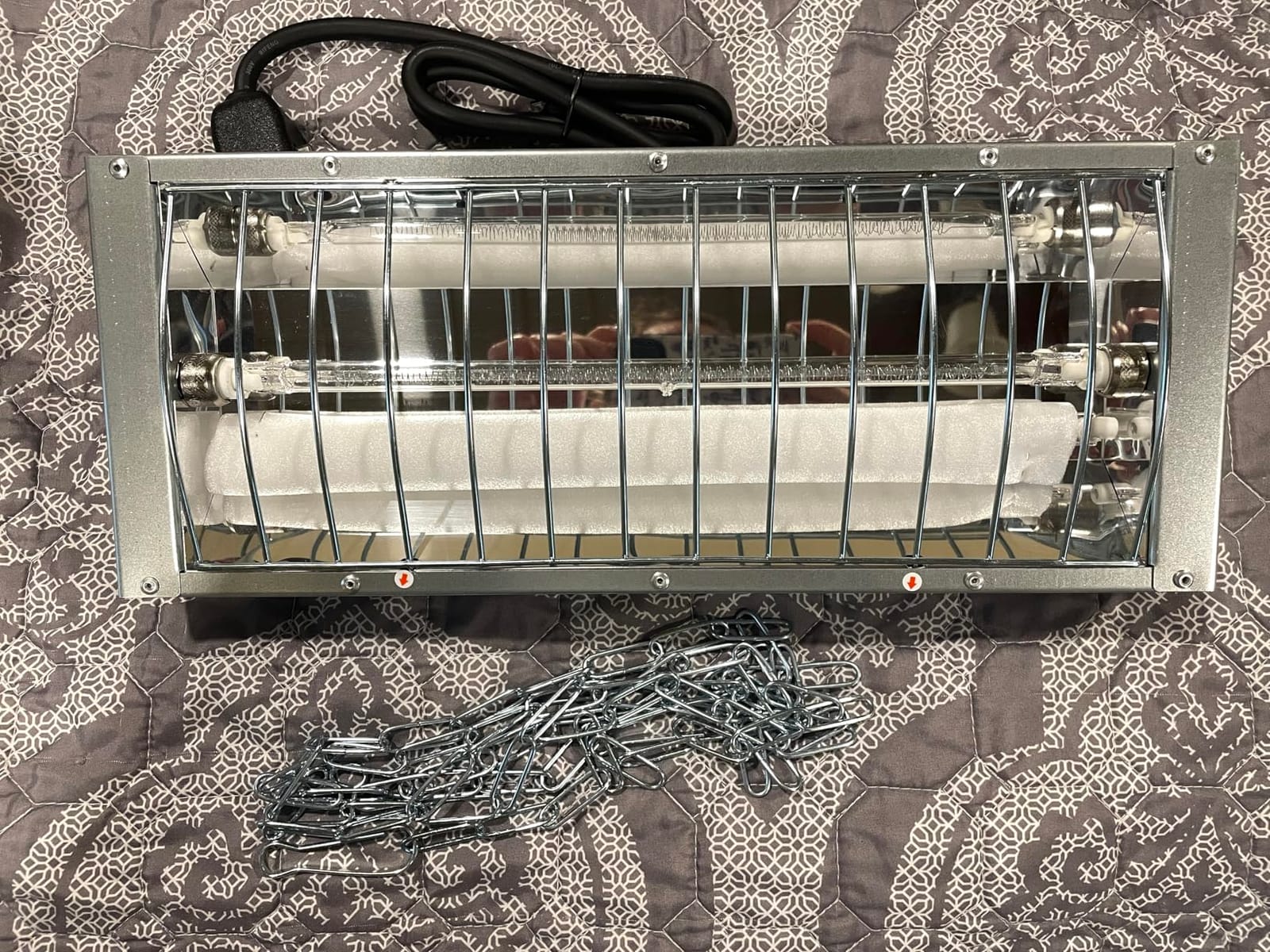 Chicken Coop Heater for Winter, Heat Lamp for Chickens 400W, Chicken Heater for Coop with 2 Heating Settings, for Poultry, Dogs, Pets, Birds, Animals customer photo 1