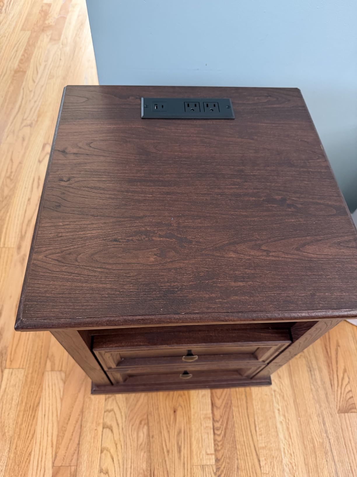 SAVOR LIFE Farmhouse 7 Drawer Dresser for Bedroom, Walnut customer photo 1