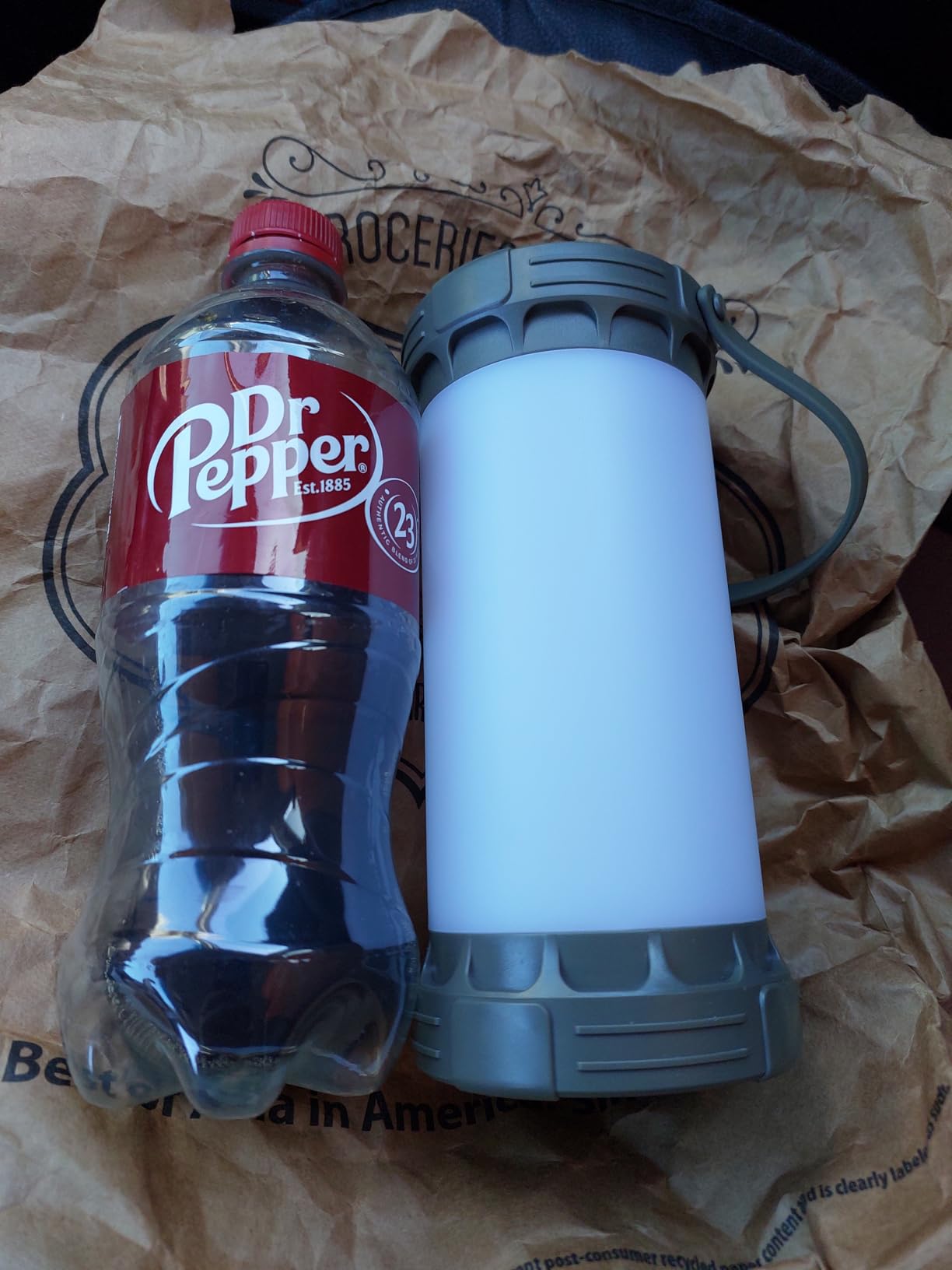 Glocusent LED Rechargeable Camping Lantern with 5000mAh, 3 Colors & 5 Brightness customer photo 1