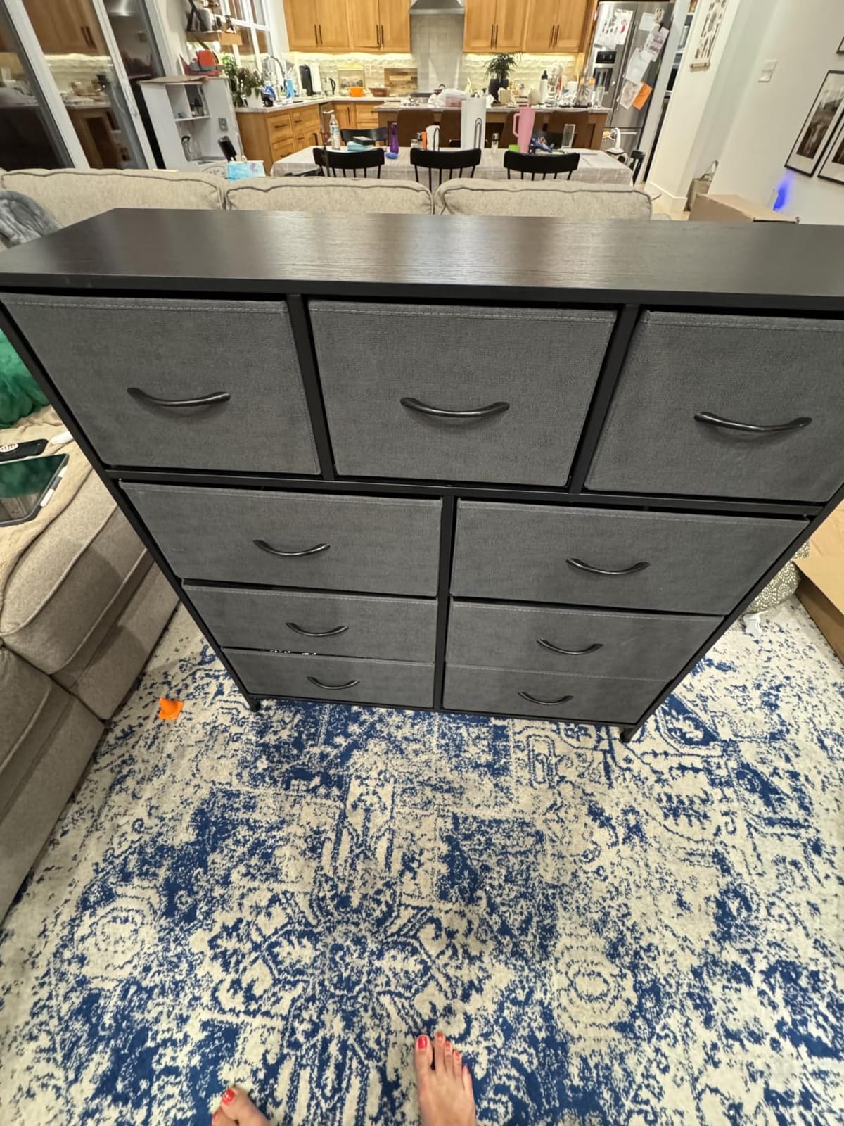 DUMOS 9 Drawer Dresser for Bedroom, Chest of Drawers customer photo 2