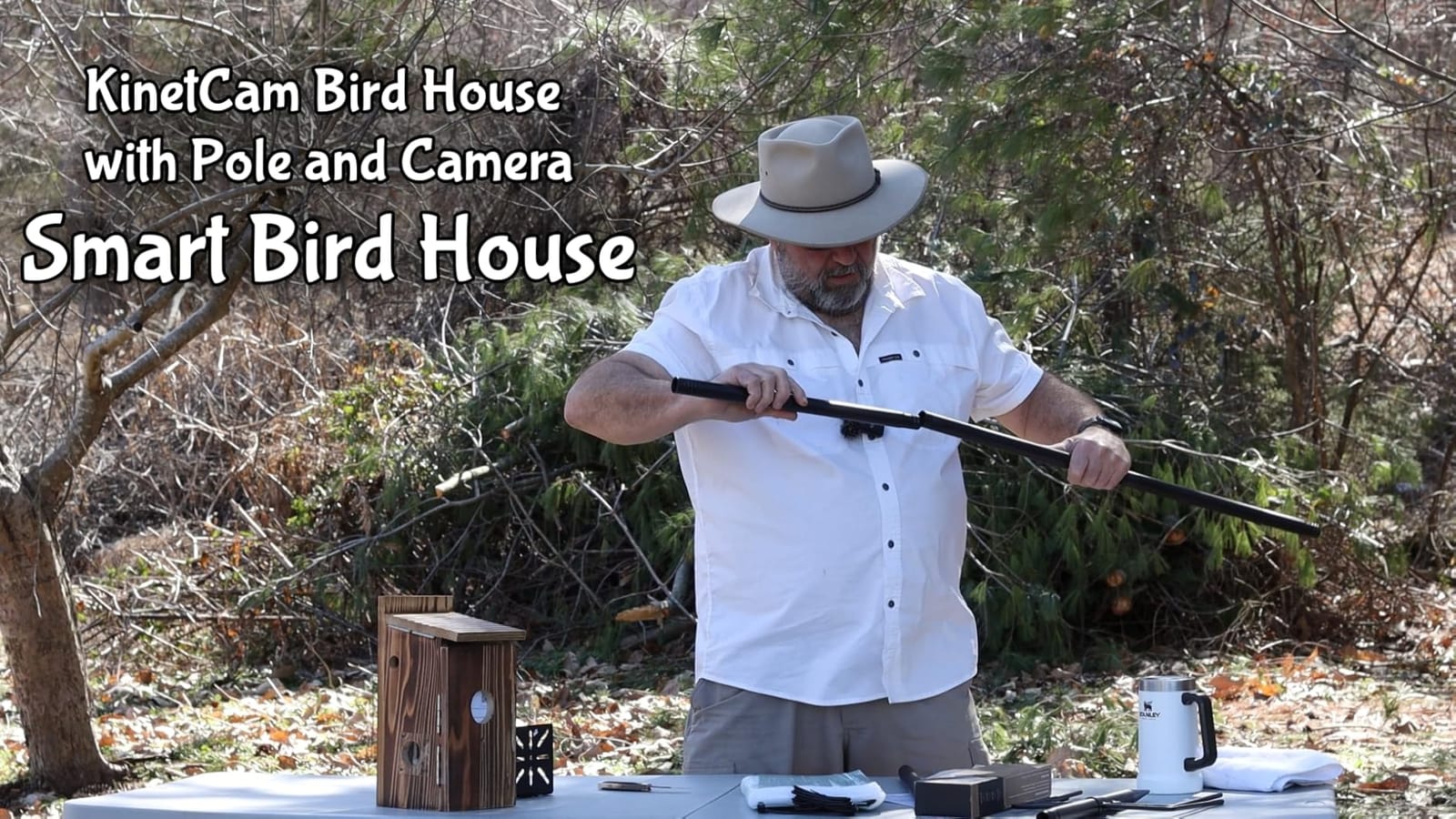 KinetCam Bird House with Camera and Pole,Bird House for Outside with Camera customer photo 1