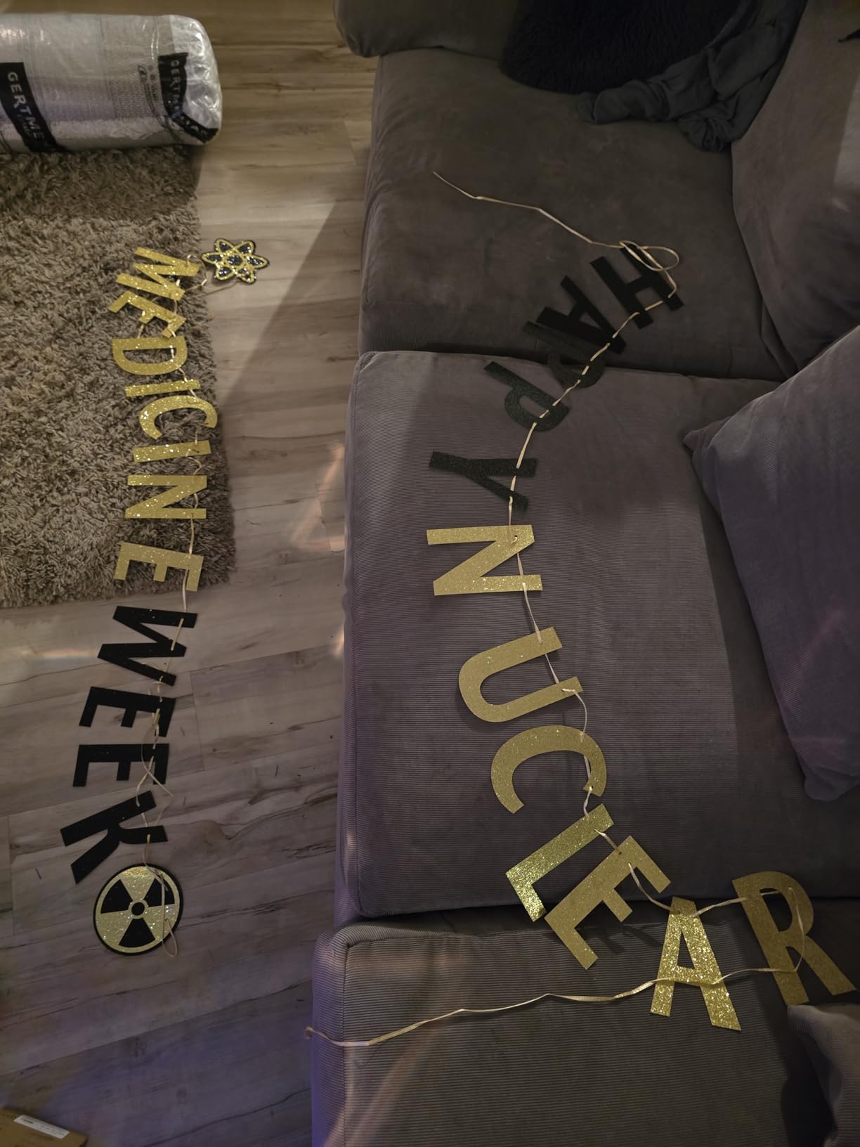 FOZEE Happy Nuclear Medicine Week Banner, NO DIY customer photo 2