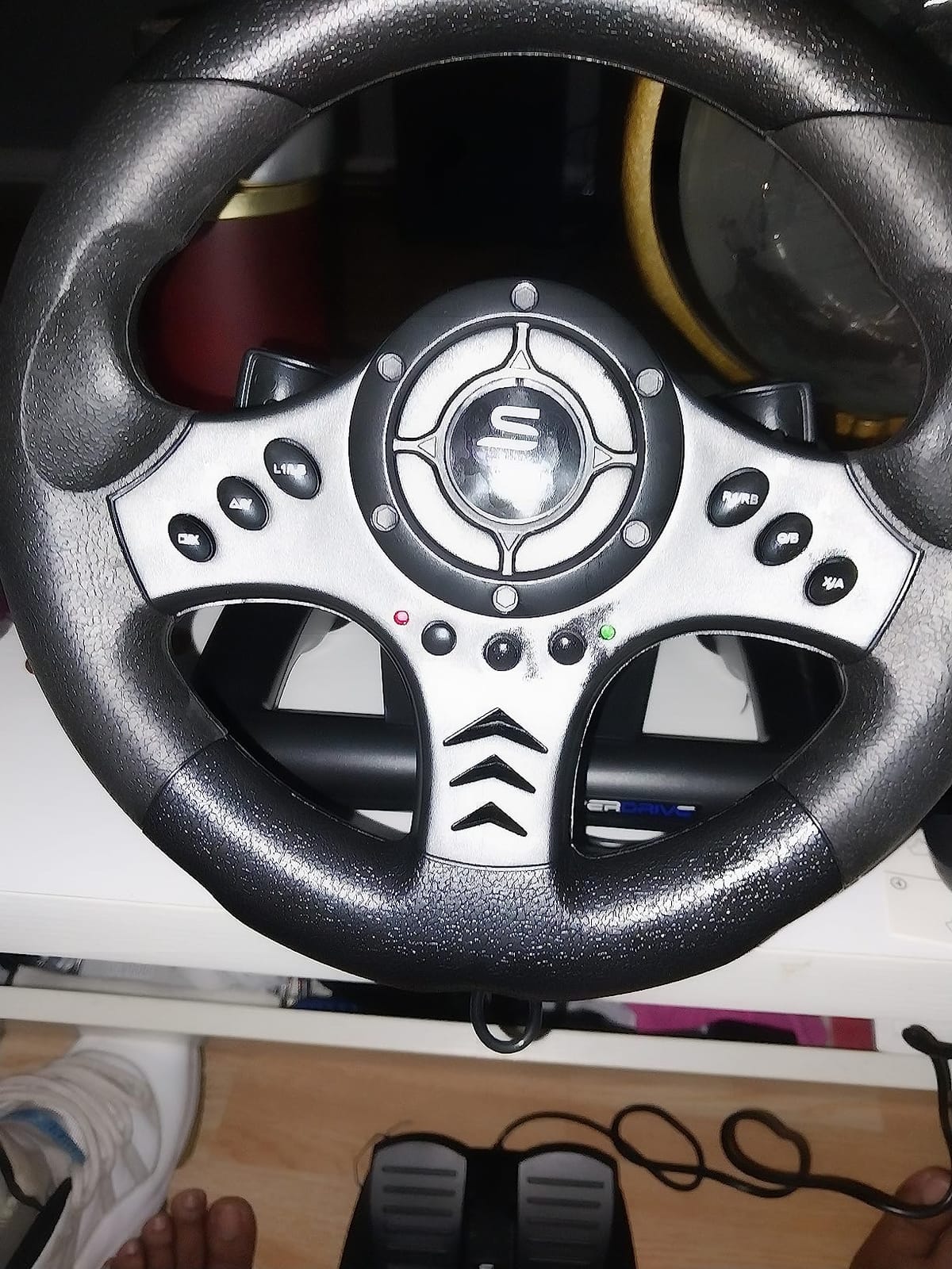 SUBSONIC Racing 270 GT5 RGB Gaming Steering Wheel PS5 & PC – 270° Pedals customer photo 1