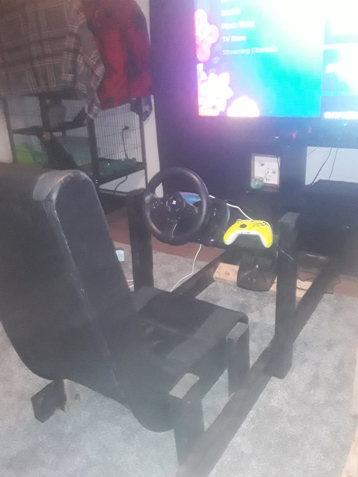 SUBSONIC Racing 270 GT5 RGB Gaming Steering Wheel PS5 & PC – 270° Pedals customer photo 2