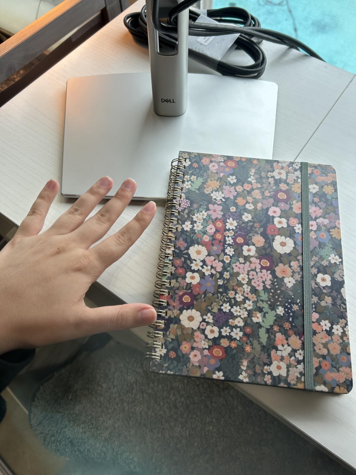 Taja Pretty Spiral Journal for Women, Lined Hardcover Notebook, 6