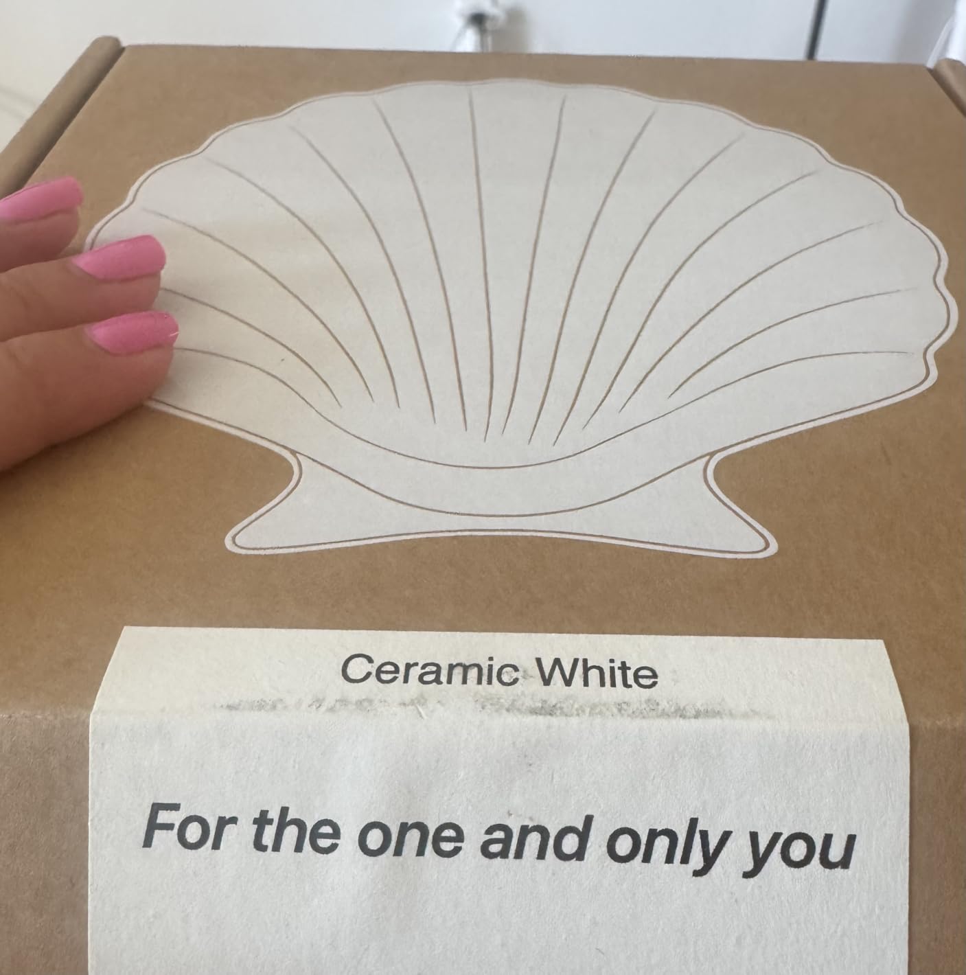 Shell Jewelry Dish, Shatterproof Matte White Metal Ring Tray with Velvet Base, Ceramic-Look Scallop Trinket Dish for Vanity, Coastal Decor Catchall, Nightstand & Gift customer photo 1