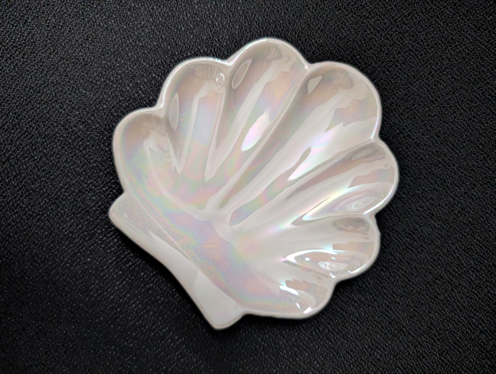 8 Pcs Shell Trinket Dish Seashell Jewelry Dishes for Women Shell Ceramic Jewelry Dish Tray Ceramic Ring Holder Decorative Trinket Tray Organizing Rings Earrings Necklaces Keys for Home Decor customer photo 2