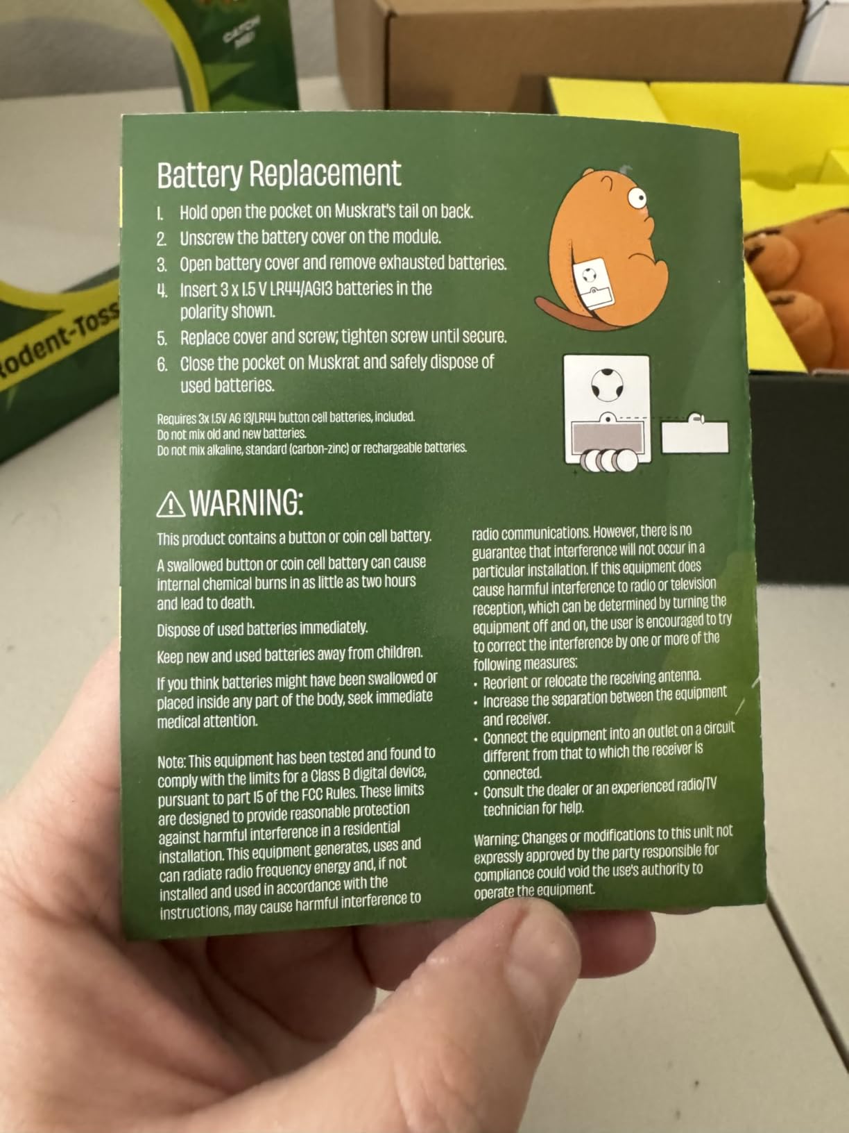 Gimme That Muskrat | A Rodent Tossing Party Game | Fun for Adults & Kids | 200 Prompts on 100 Cards, Plush Muskrat, Batteries Included, Ages 8+, Hot Potato Game, Indoor & Outdoor, Family Game customer photo 1