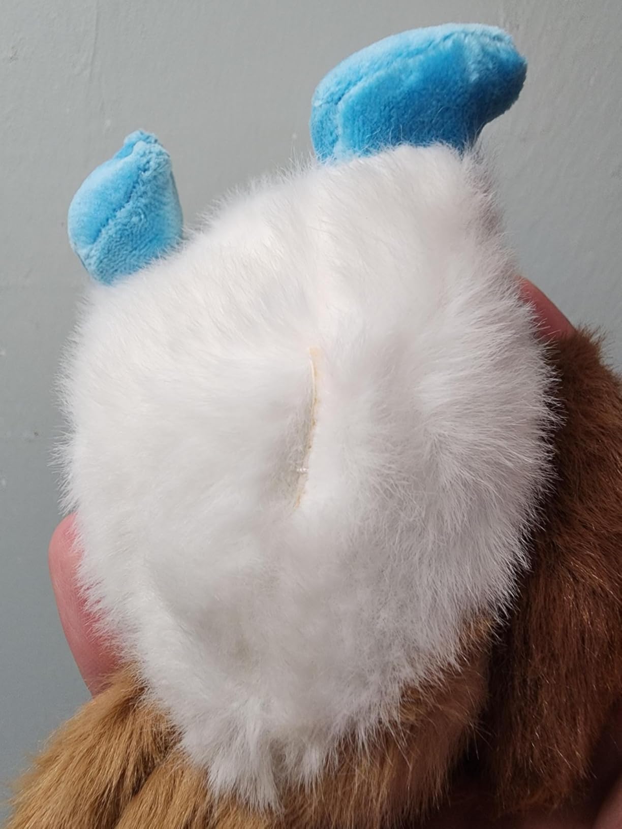 Tiny Heart Bird Keychain Plush Toy Bag Pendant Funny Detachable Lanyard Shake to Make a Sound Super Soft Cute Cuddly Birthday Companions Home Decor Gift for Kids Christmas - Blue-Footed Booby customer photo 1