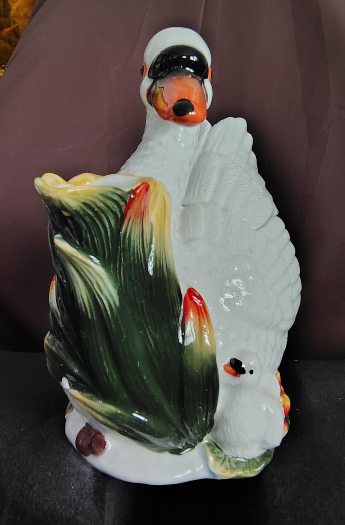 Ceramic White Swan Coffee Pot, Teapot, Unique Desktop Decorations and Ornaments customer photo 2