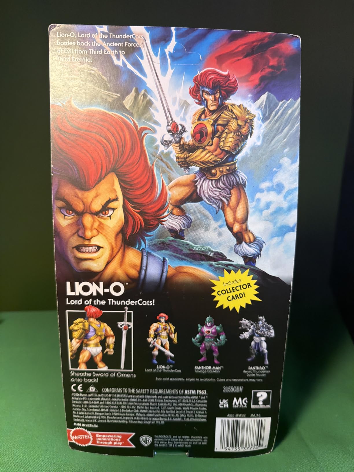Masters of the Universe Origins & Thundercats Action Figure Lion-O, 1980s Crossover Toy, 5.5 Inch Posable, Removable Armor, Accessory & Collector Card customer photo 1