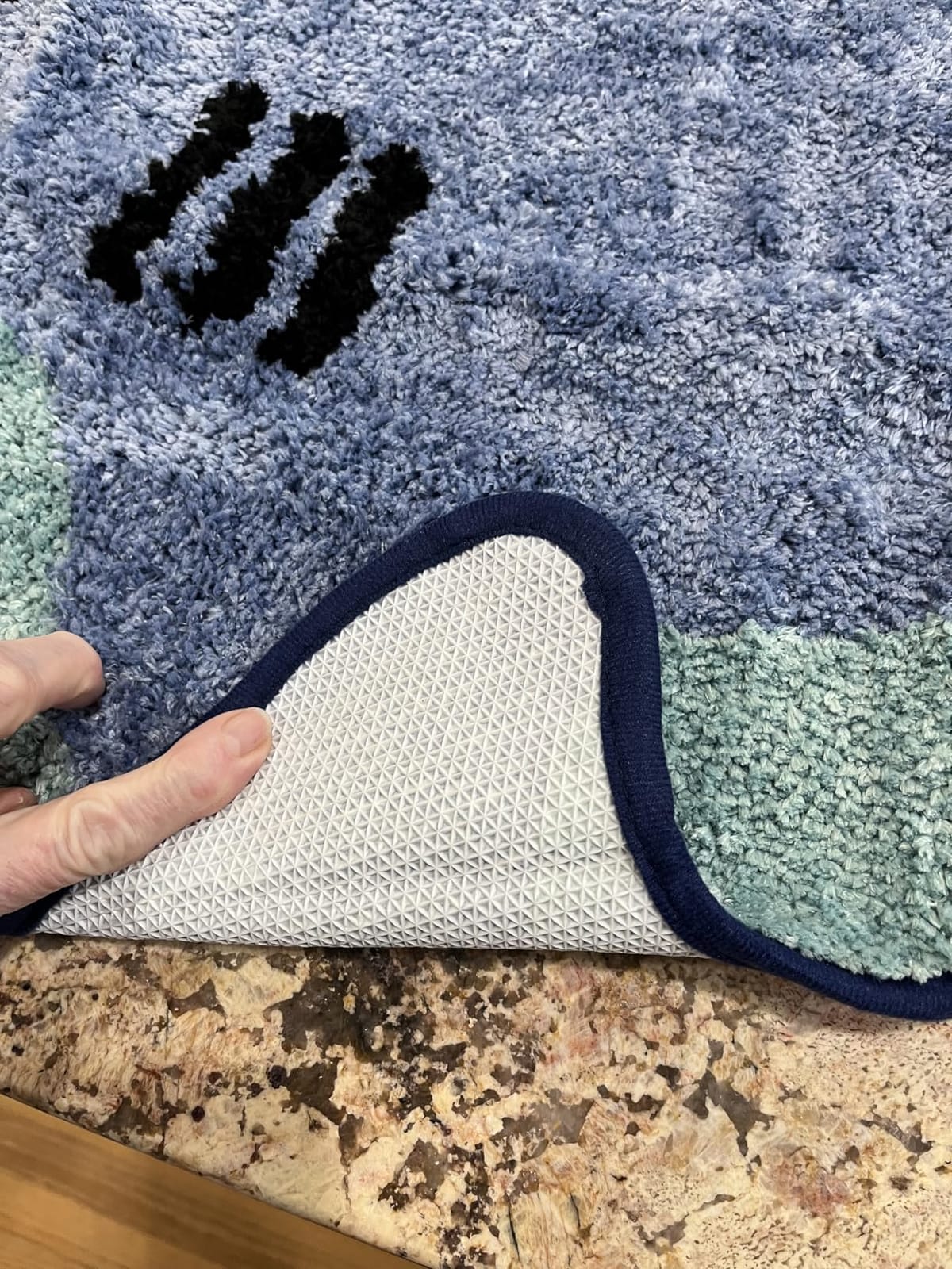 Percozzi Shark Shaped Bathroom Rug, 25