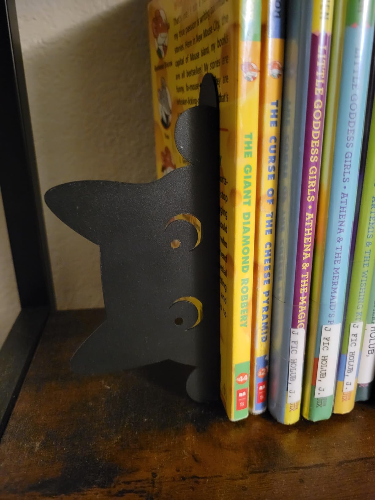 Geelin Rabbit Bookends Set of 2, Metal Bunny Book Ends for Shelves customer photo 1