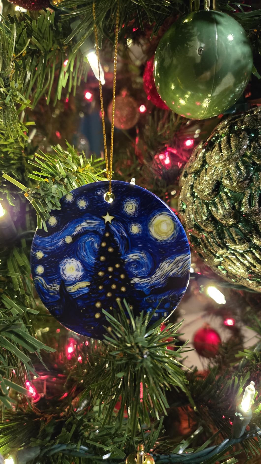 Loon Birds Ornament - Christmas Ornament, Christmas Tree Decor, Holiday Decor, Bird Lover Gift customer photo 1