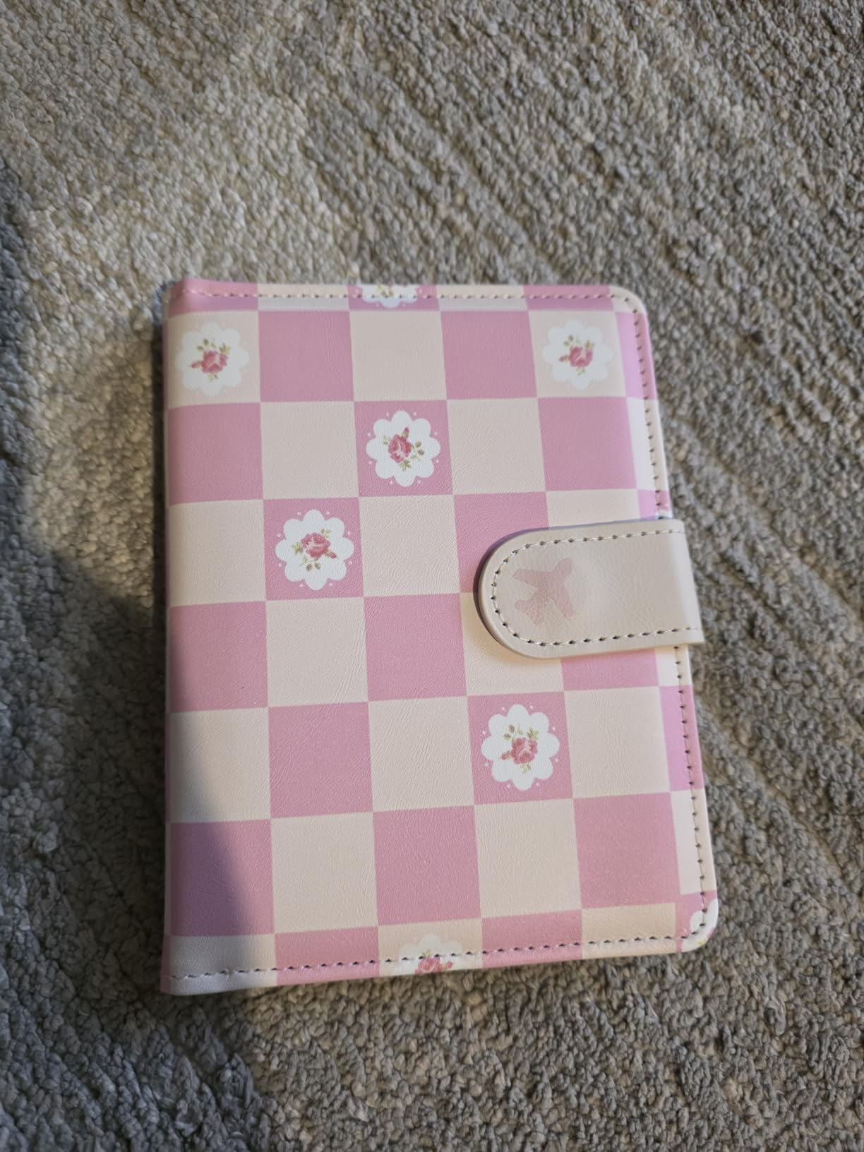Passport Holder, Cute Travel Wallet Cover with RFID Blocking,Pawprint customer photo 2