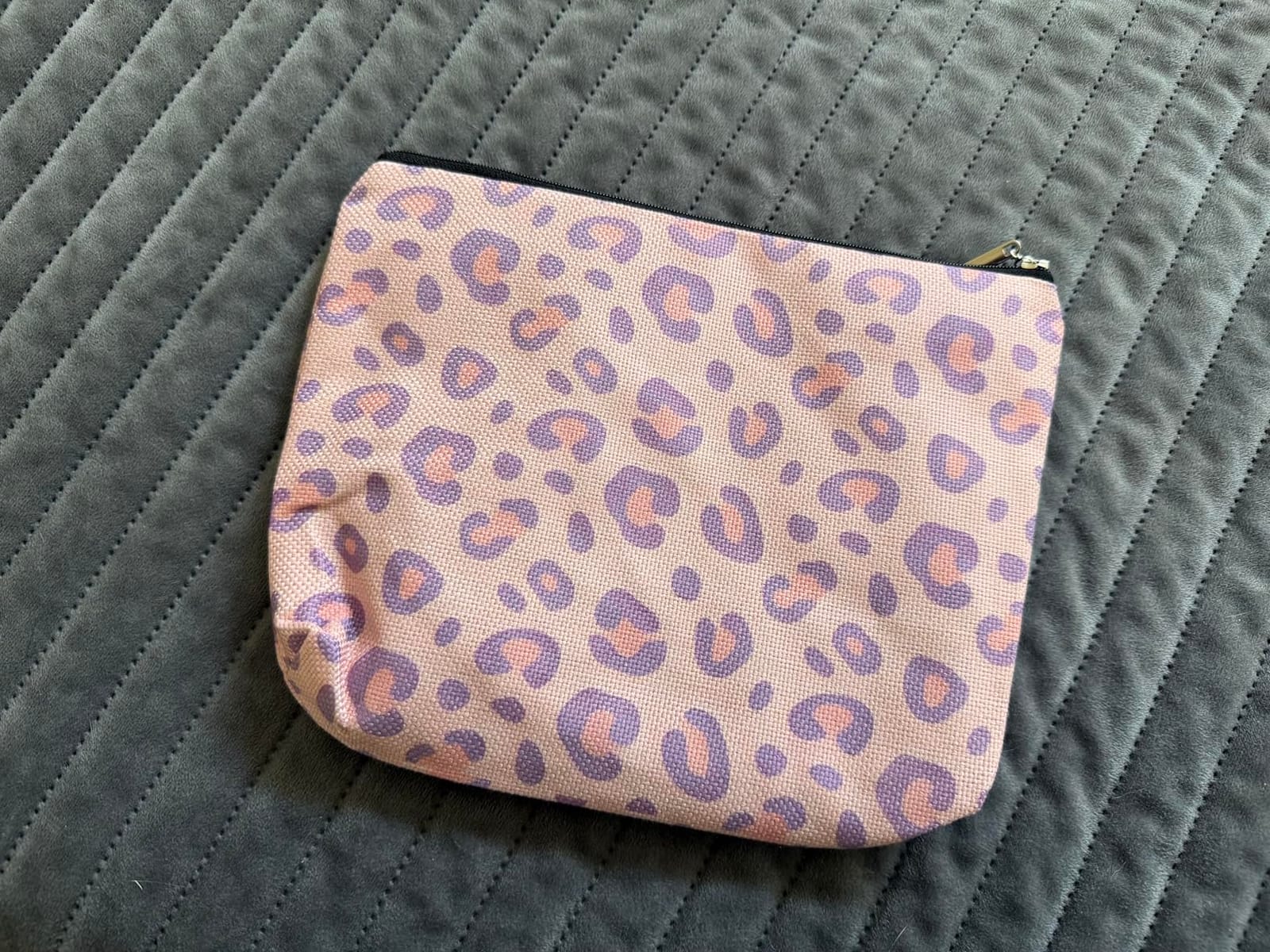 Funny Beige Makeup Bag for Women, Cute Raccoon Cosmetic Bag Canvas Zipper Pouch, Travel Toiletry Makeup Bag for Purse, “You’re Weird I’ll Keep You” Friendship Gift customer photo 2