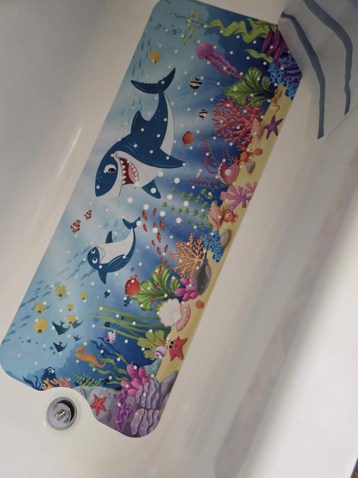Secopad Bathtub Mat Non Slip, Cute Tub Mat, 40
