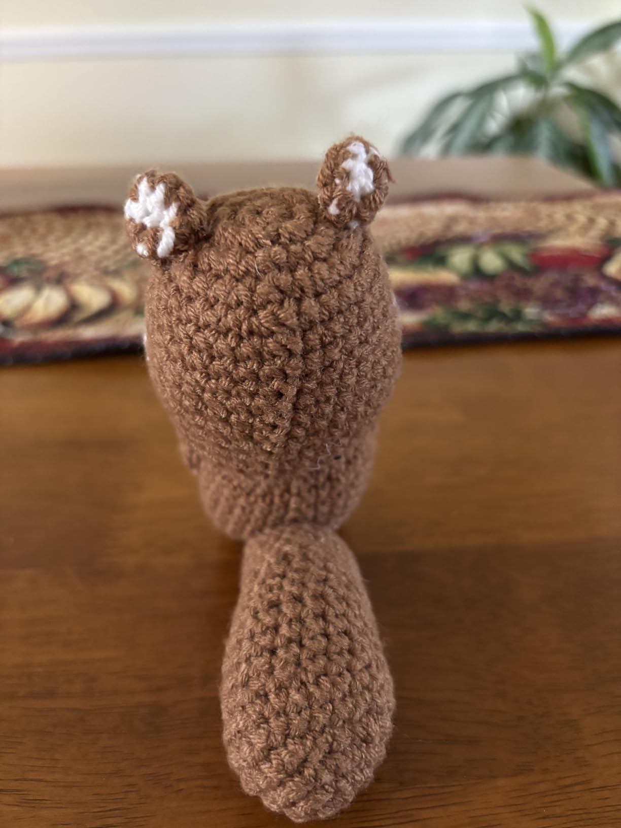 Gifts for Squirrel Lovers Handmade Crochet Squirrel Stuffed Animals | Inspirational Motivational Gift for Friend Besite Sister Birthday Graduation Day Office Desk Companion customer photo 2