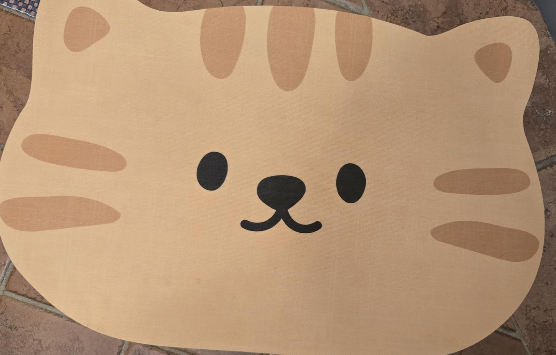 Cute Bear Bath Mat, Microfiber Ultra Thin Bathroom Rugs Fit Under Door Quick Dry Absorbent Washable Bath Rug Shower Mat for Bedroom Floor Bathtub Shower Sink, Brown 17